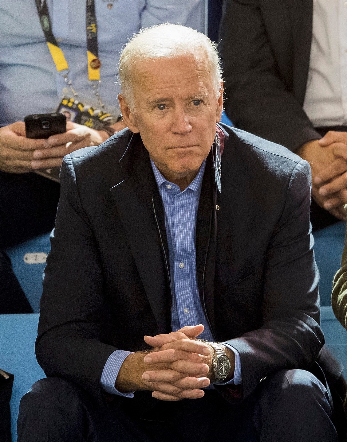GettyImages-855732198 Biden Wearing Omega Speedmaster Professional