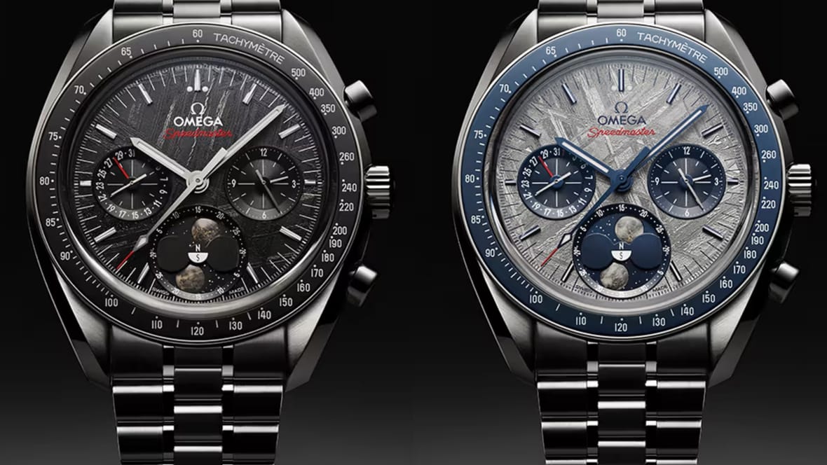 Omega Blasts Off With Two Speedmaster Moonphase Watches