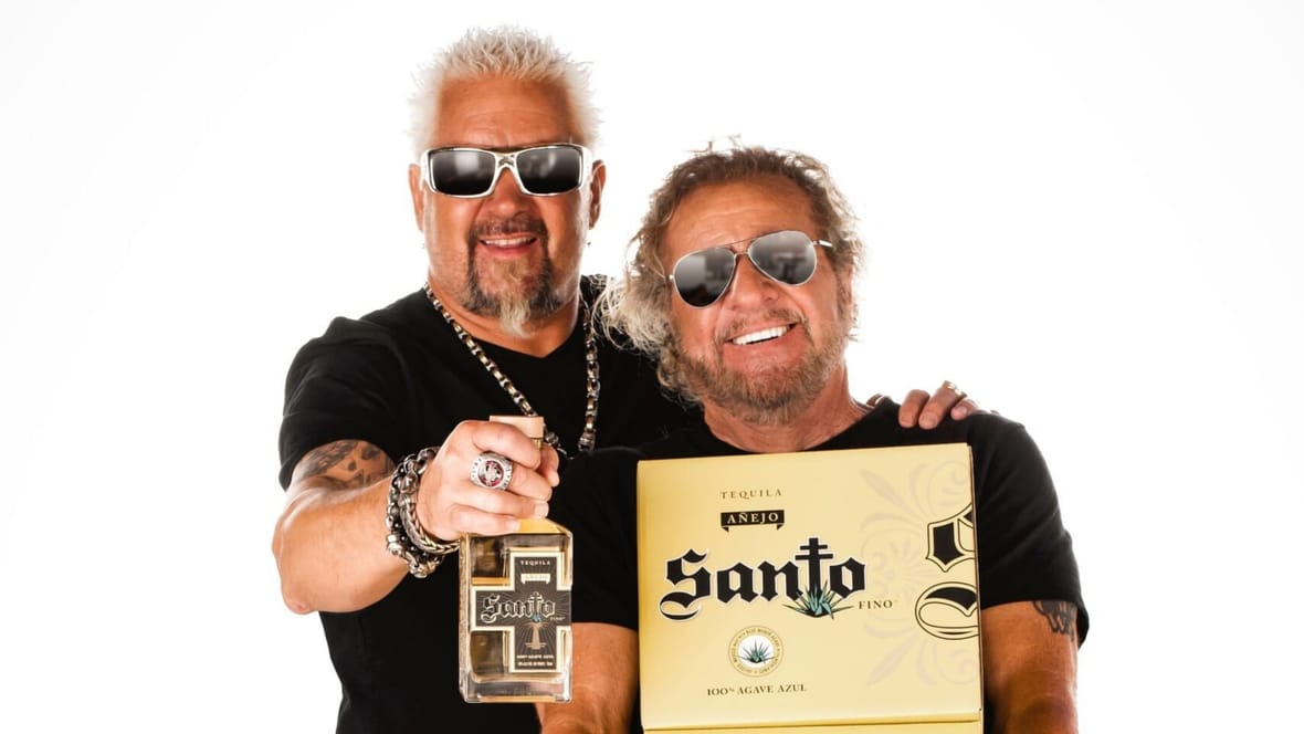 Exclusive First Look: Guy Fieri & Sammy Hagar Unveil Santo Extra Añejo Tequila