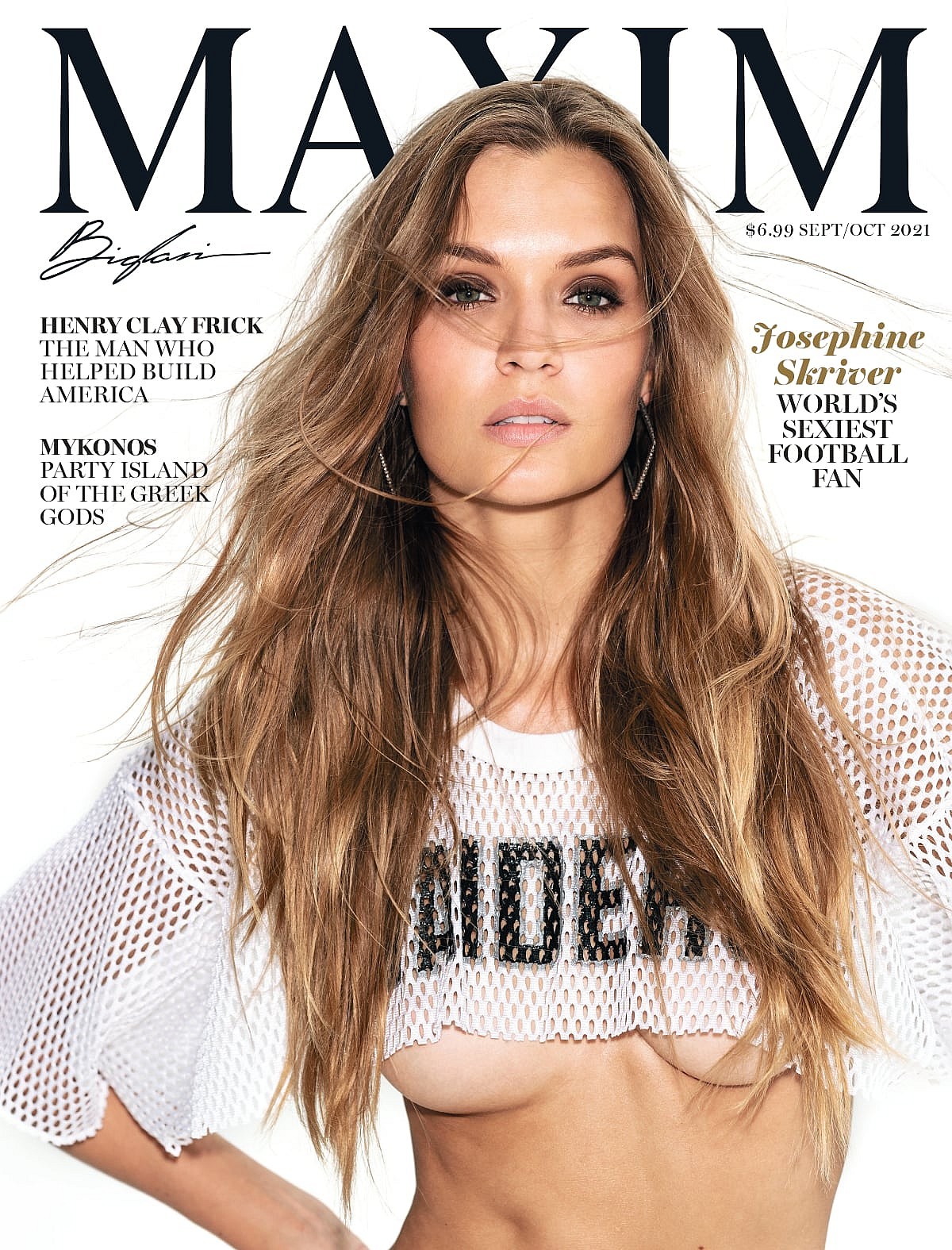 女性情報誌 Maxim US Magazine September/October 2021 Josephine Skriver Is Maxim's September/October Cover Star - Maxim