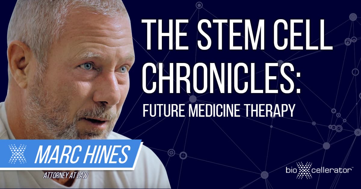 Bioxcellerator Stem Cell Chronicles Mark Hines