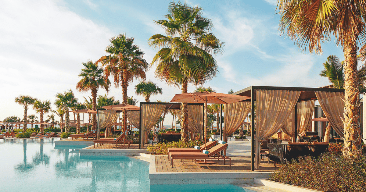 Pools at Caesars Palace Dubai.