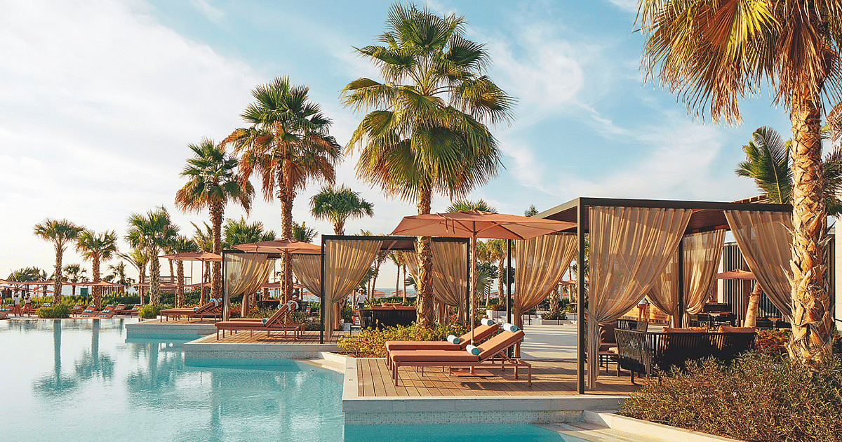 Pools at Caesars Palace Dubai.