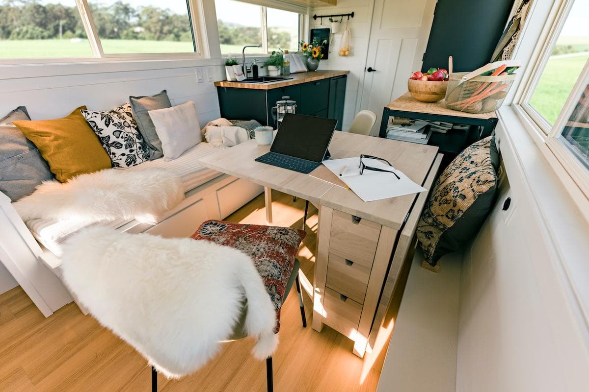 IKEA desk & sofa