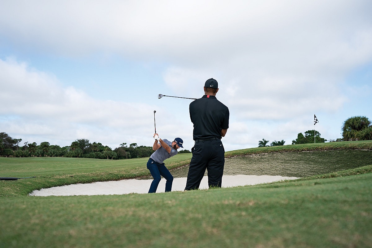 Dustin Johnson Tiger Woods