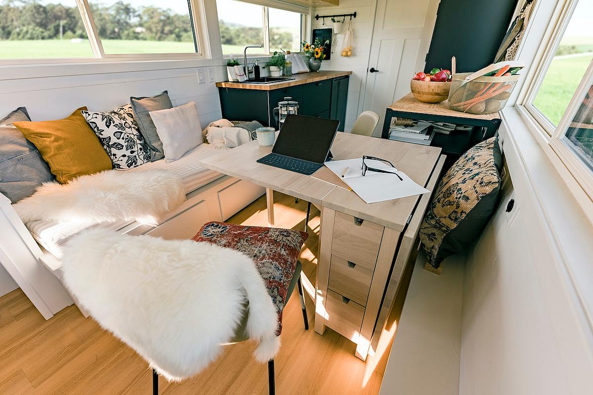 IKEA desk & sofa