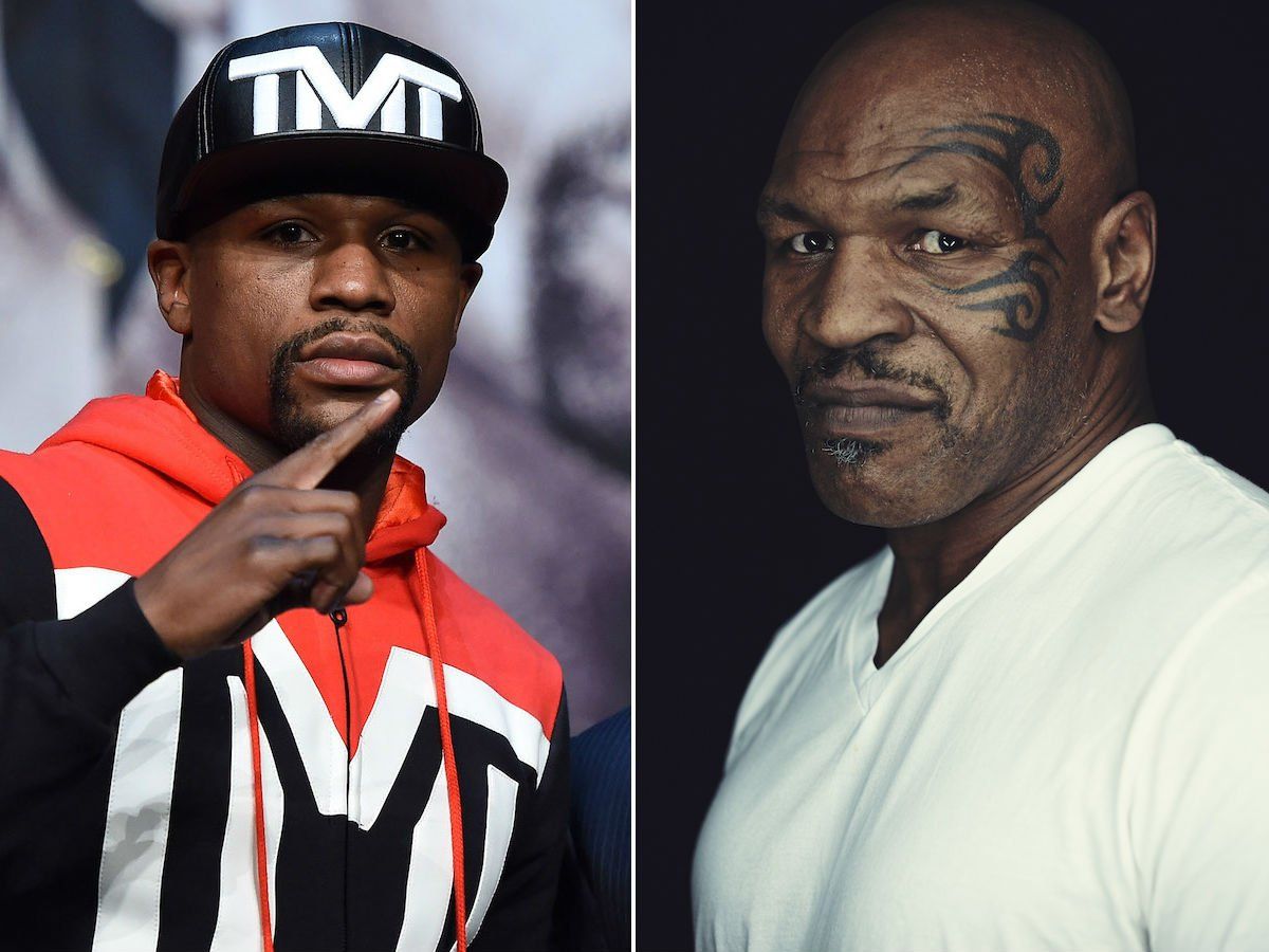 tyson mayweather getty