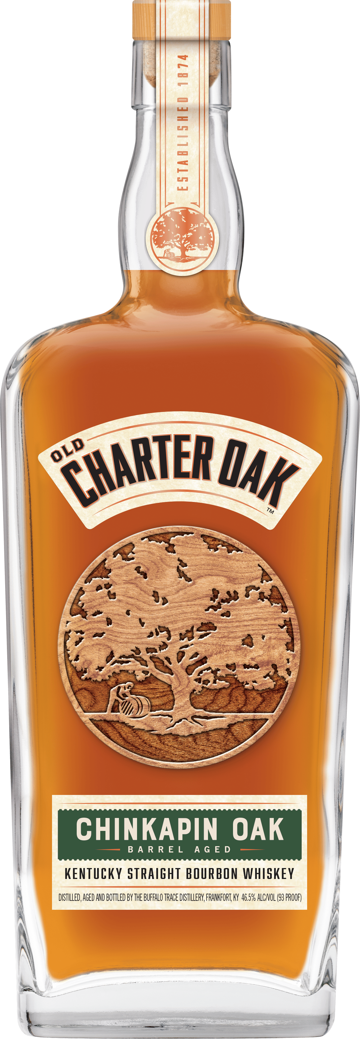 Old Charter Oak Chinkapin Bottle Shot
