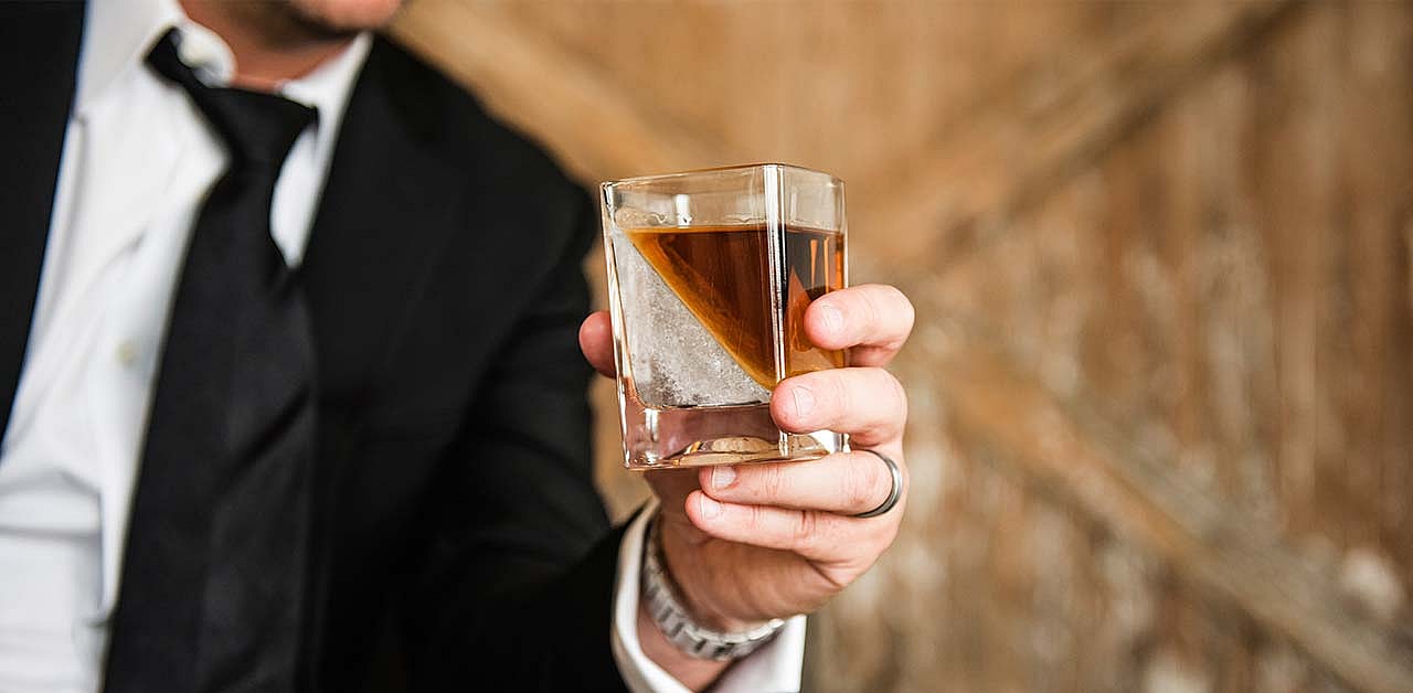 Corkcicle Whiskey Wedge - suit.jpg Classier and more effective than cubes bobbing around