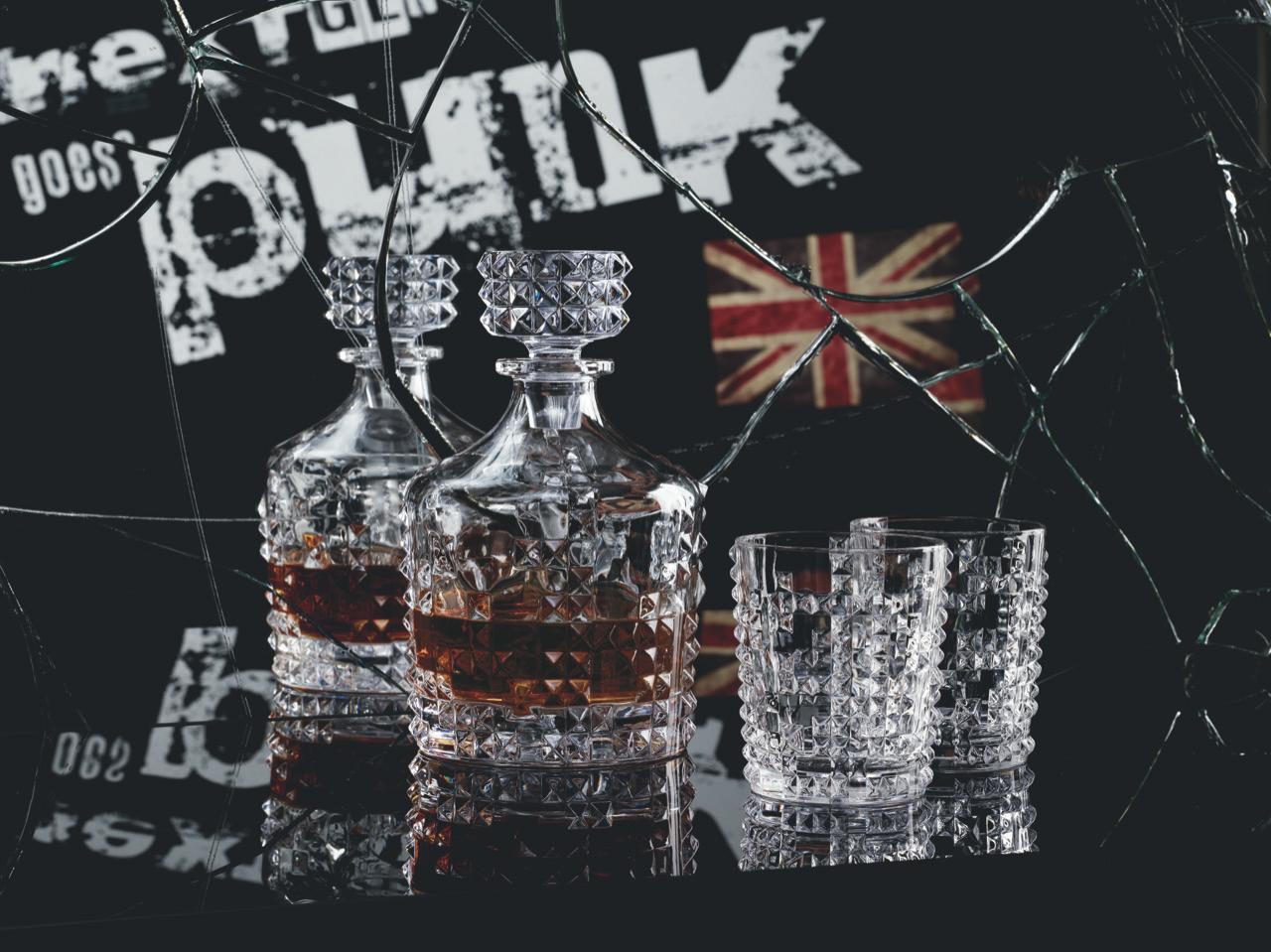 Nachtmann Punk Whisky Decanter Set