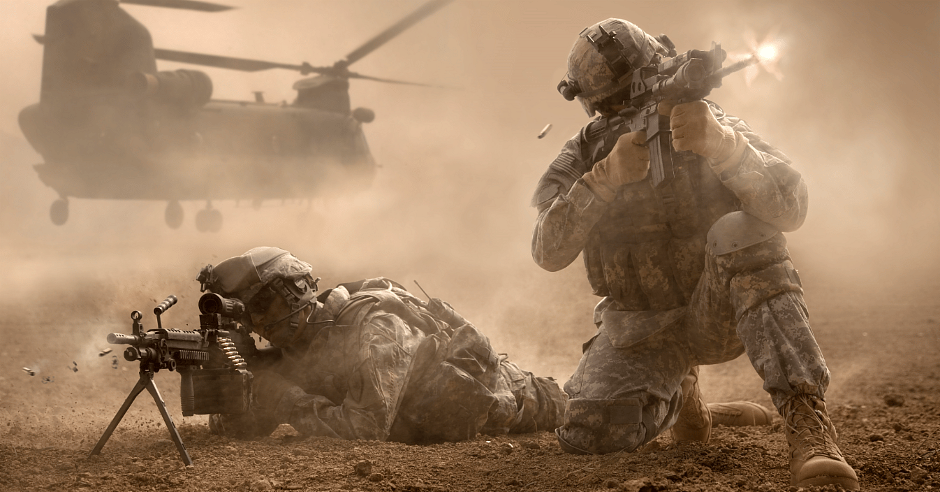 Soldiers in Combat