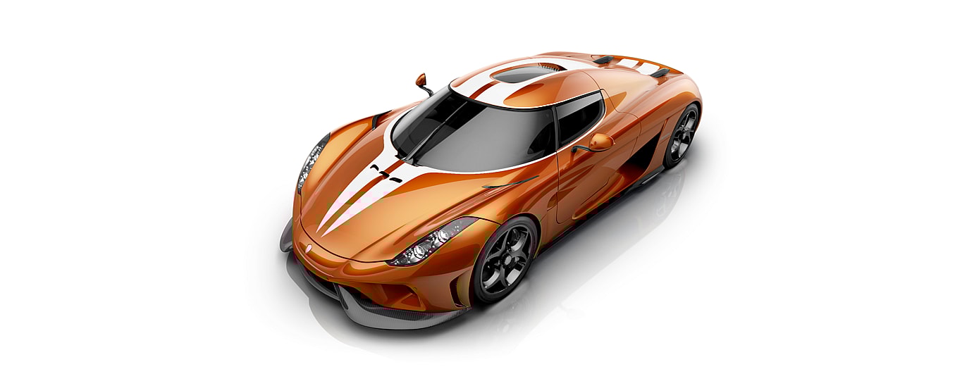 Koenigsegg Regara Mandarine concept