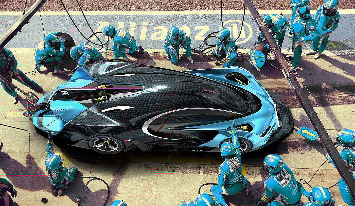 Bugatti Chiron Race Concept 5