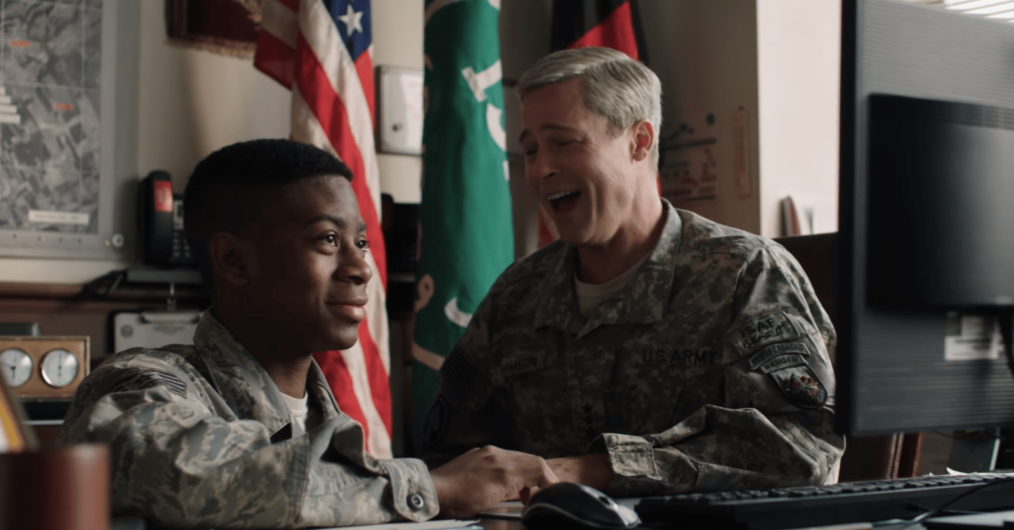 Brad Pitt War Machine Promo