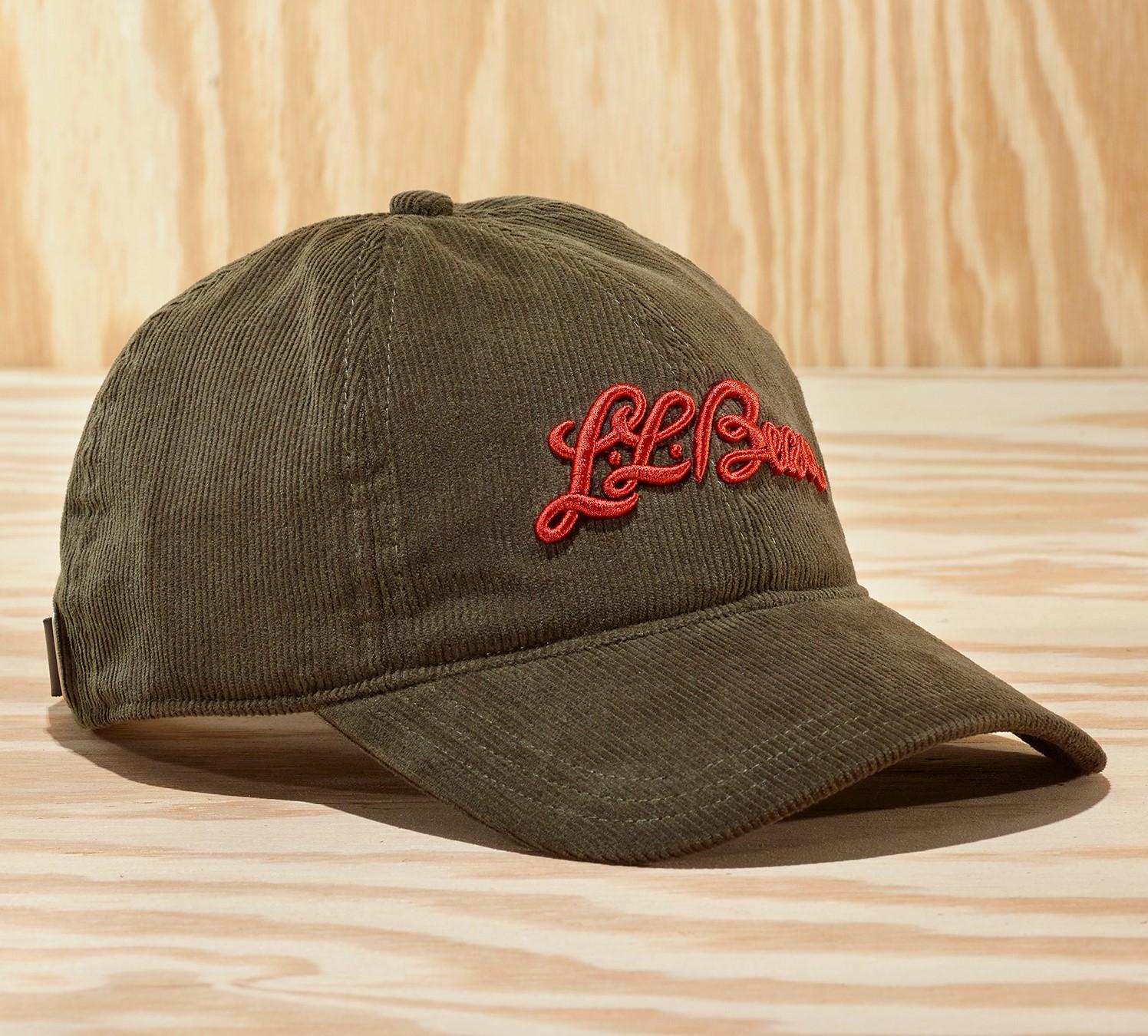 L.L. Bean x Todd Snyder Cord Baseball Hat in Olive Spruce