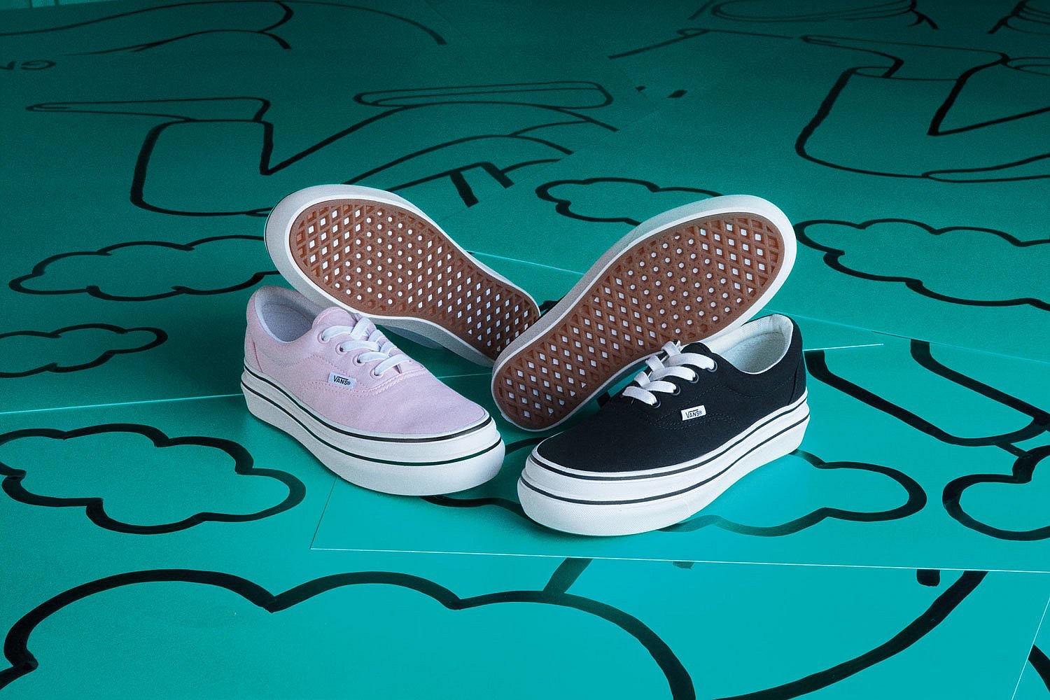 vans super comfycush pair