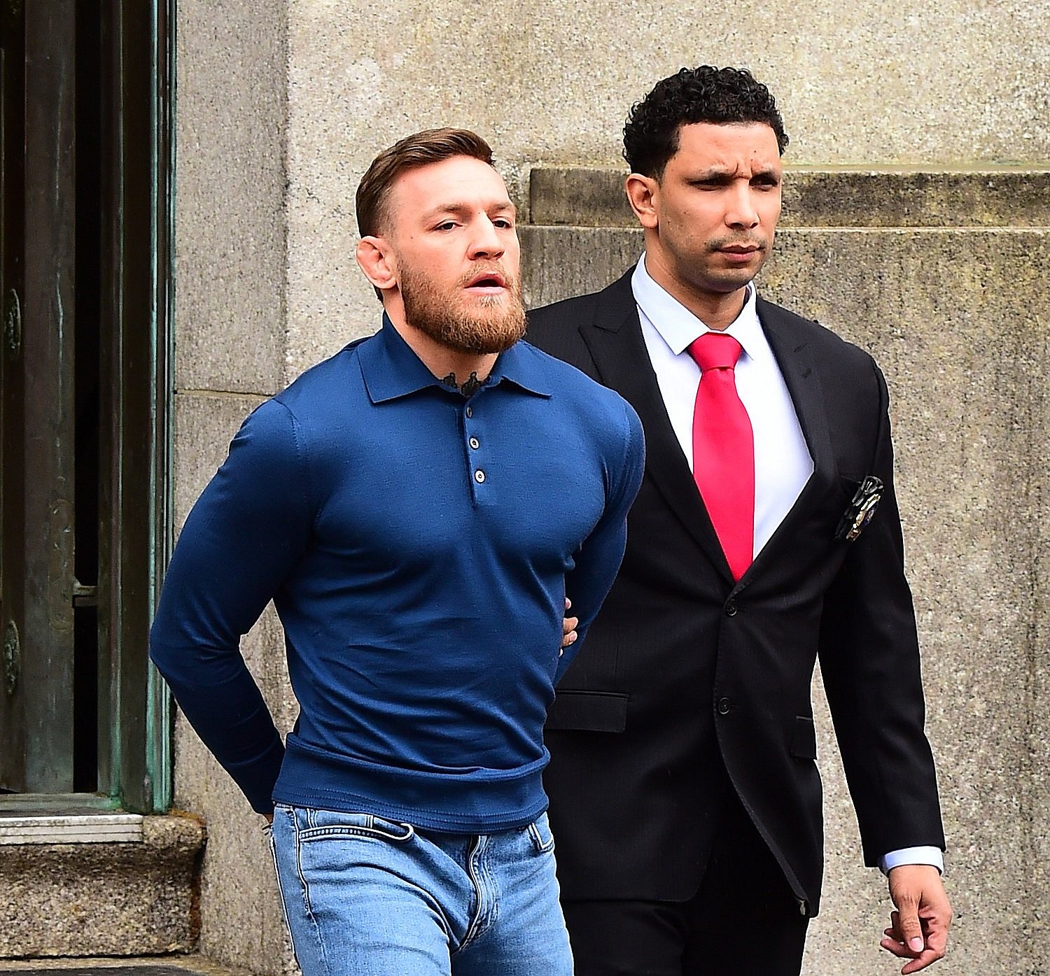 conor-mcgregor-perp-walk-getty Conor McGregor's perp walk