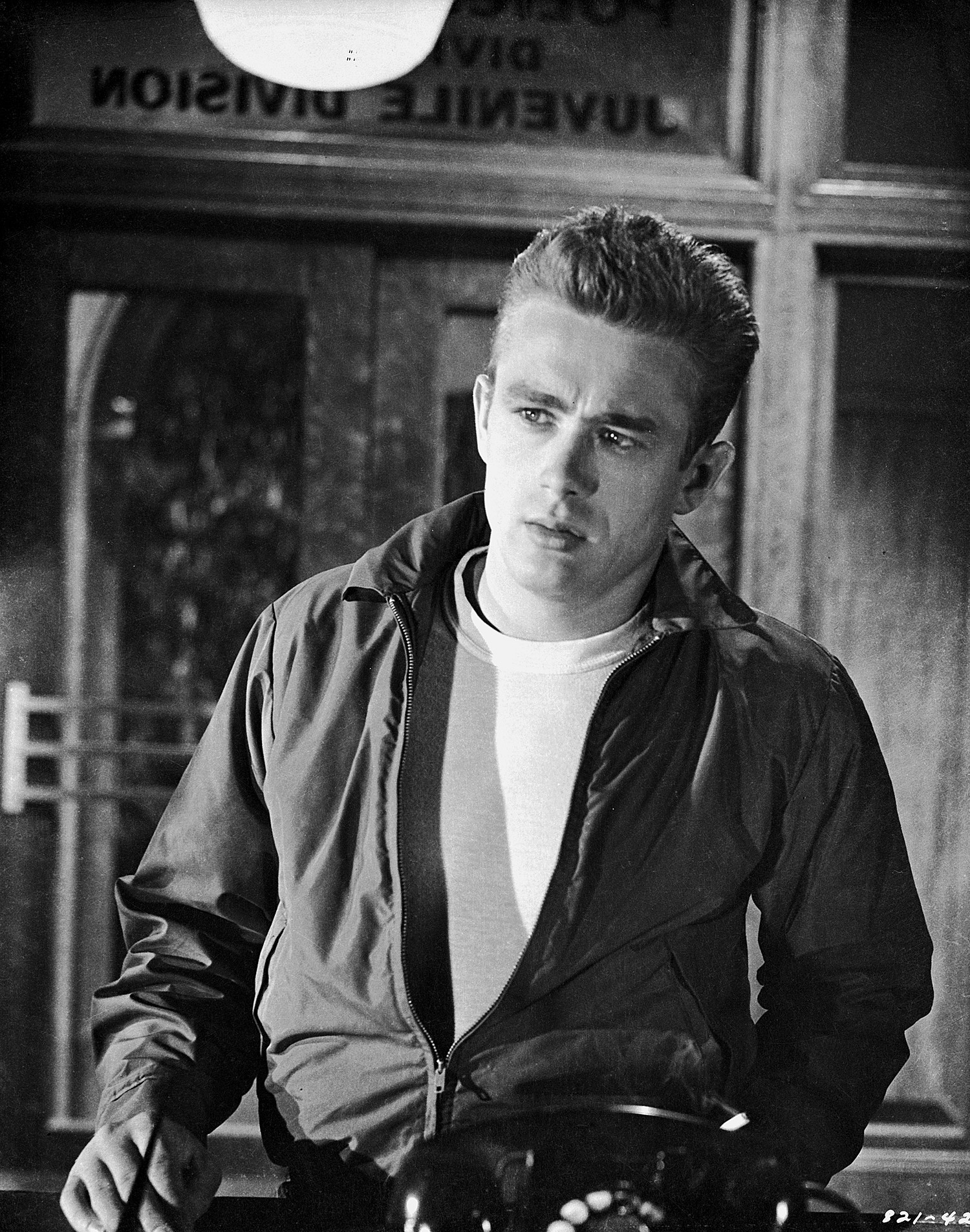 James Dean James Dean - Even the ultimate rebel had hair that never dissented, staying smoothly slicked back.