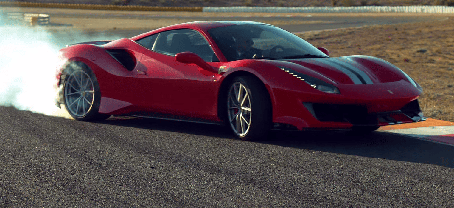 Ferrari 488 Pista red