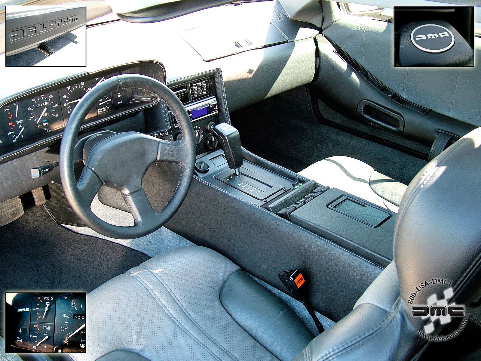 DeLorean Cabin.jpg Source: DeLorean Motor Co.