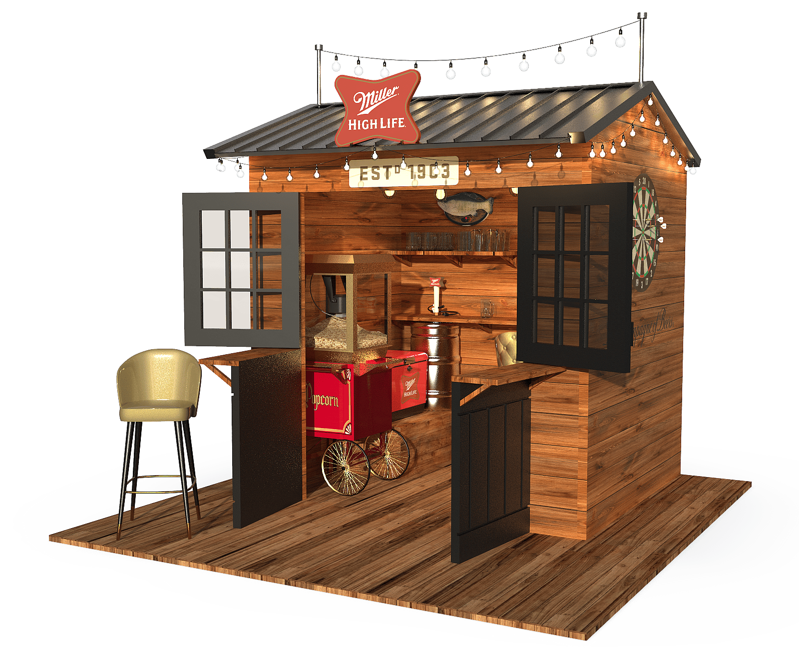 Miller High Life Backyard Bar (3)