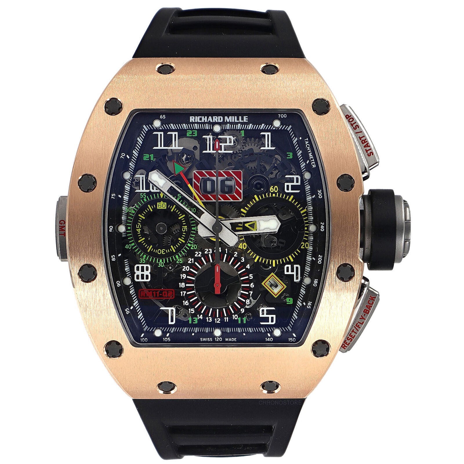 Richard Mille RM11 Flyback Chronograph Rose Gold Titanium Watch
