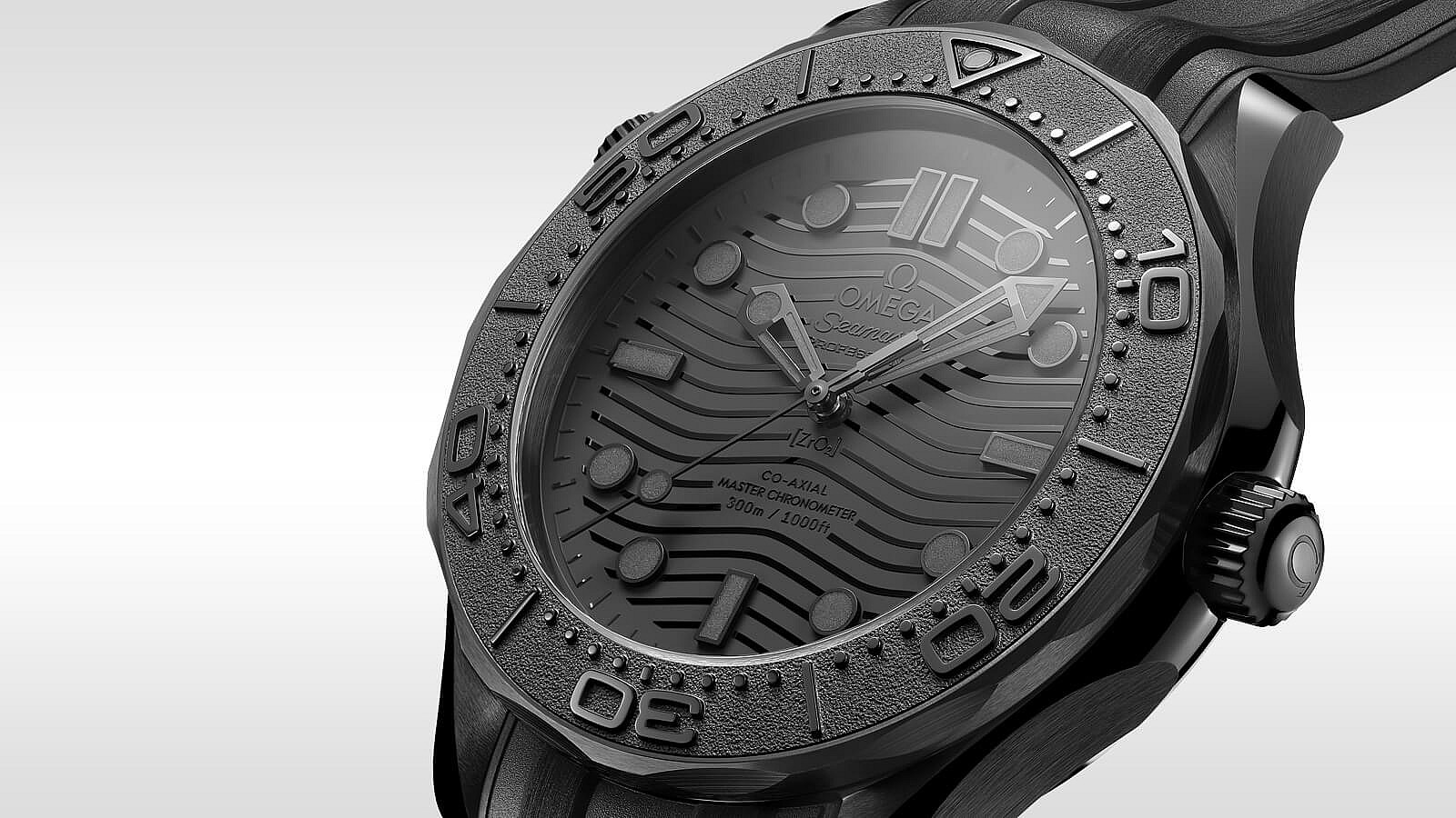 Omega Seamaster Professional Diver 300M Black Black  (1)