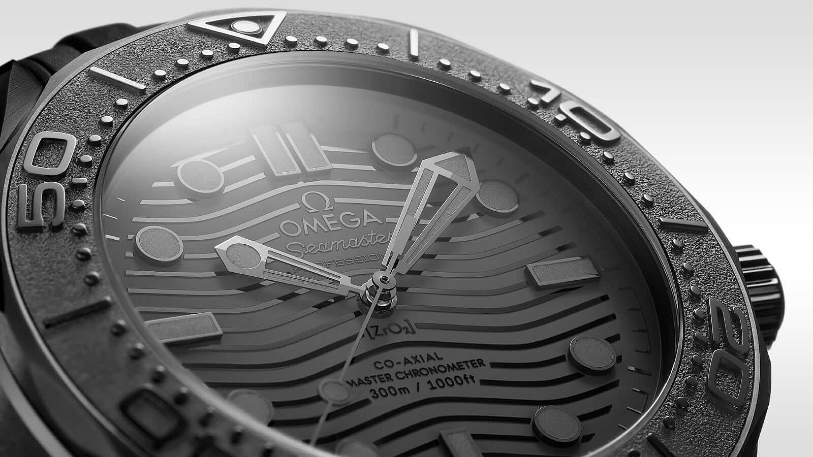 Omega Seamaster Professional Diver 300M Black Black  (2)