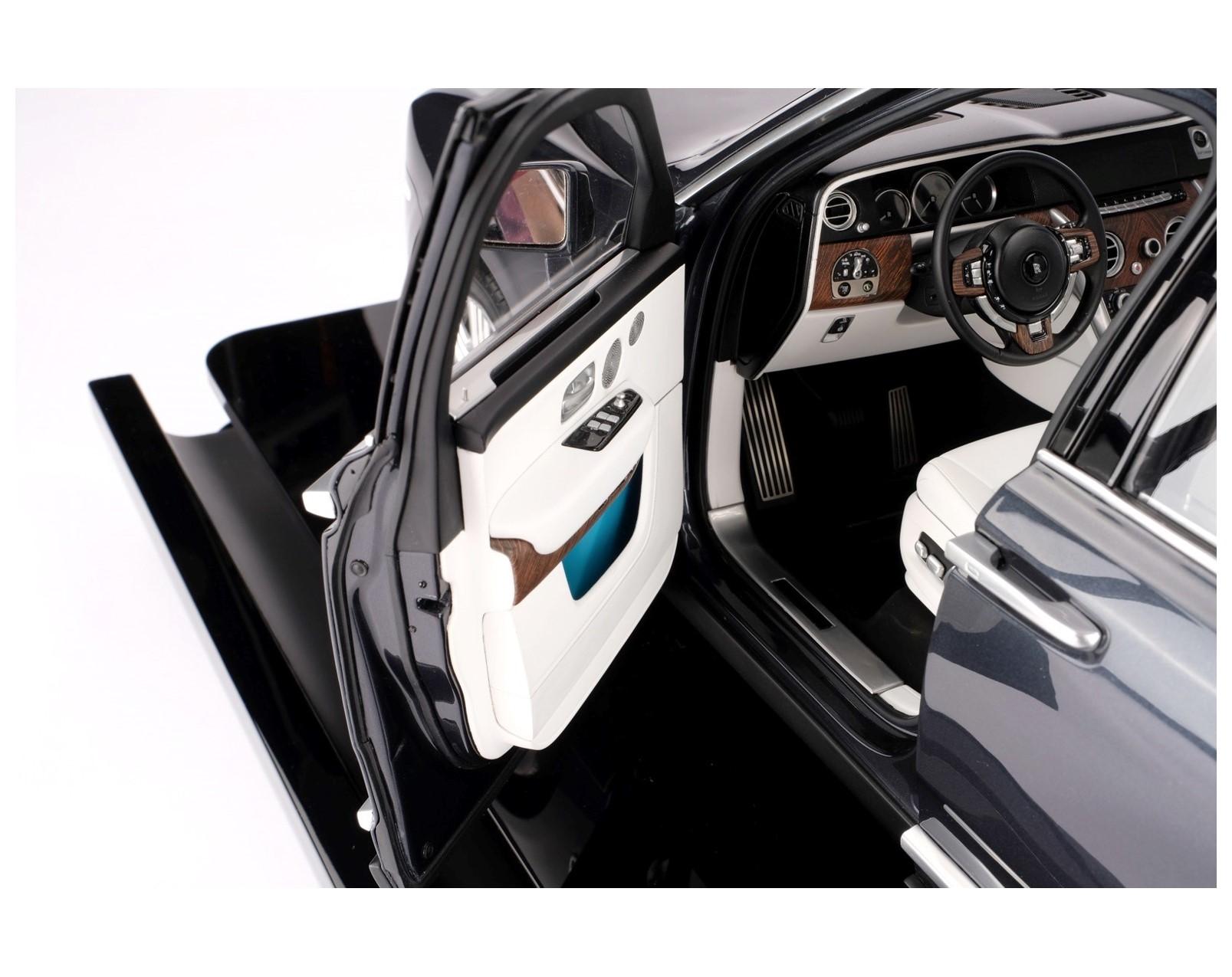 Drivers-Side-Door-Open-with-background Detail of interior of Cullinan scale model.
