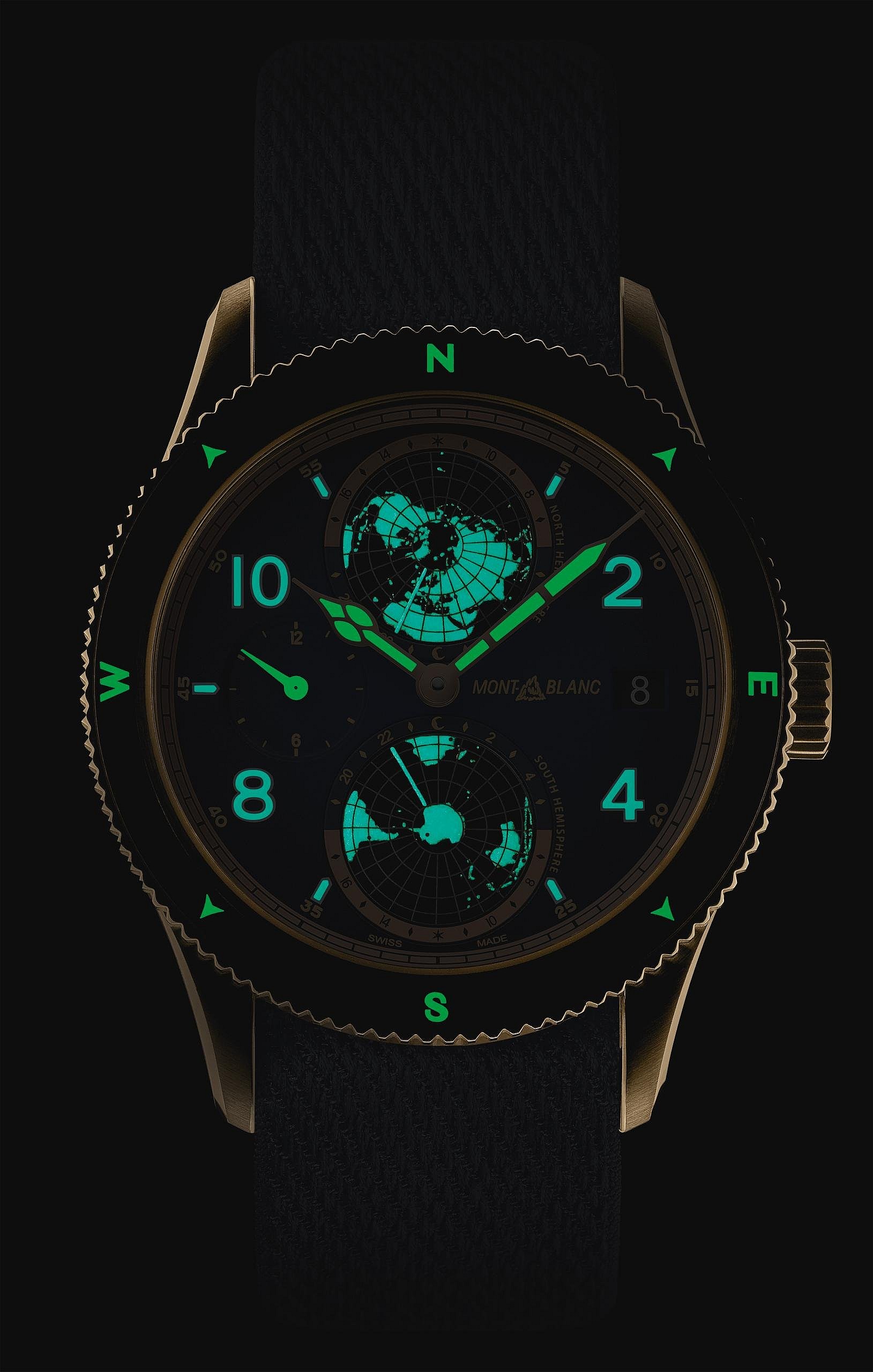 montblanc watch dark