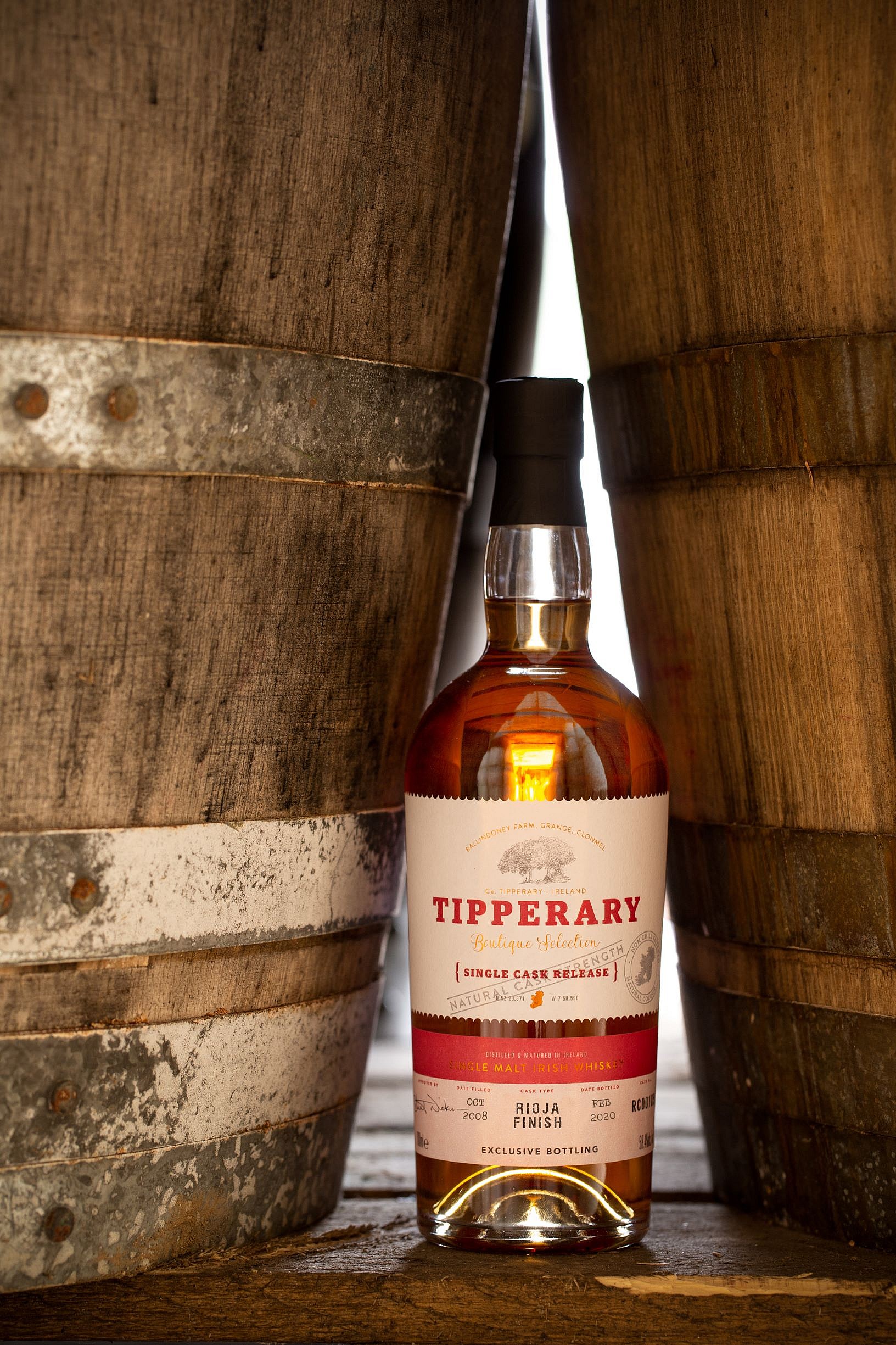Tipperary Boutique Distillery “Cask RC103 Single Cask Release”