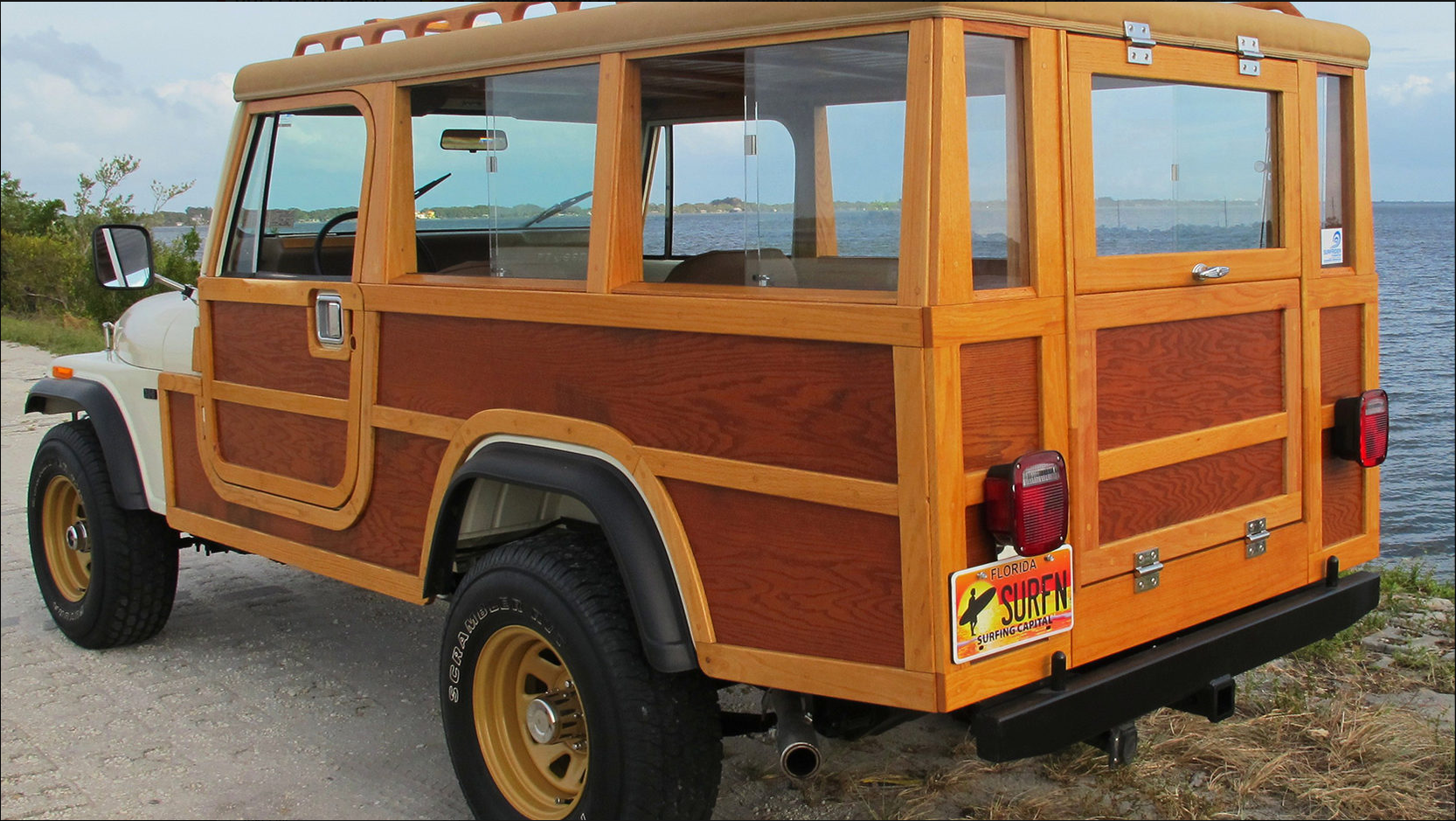 Buy This Jeep Scrambler With a Custom Woody Body and Rule the