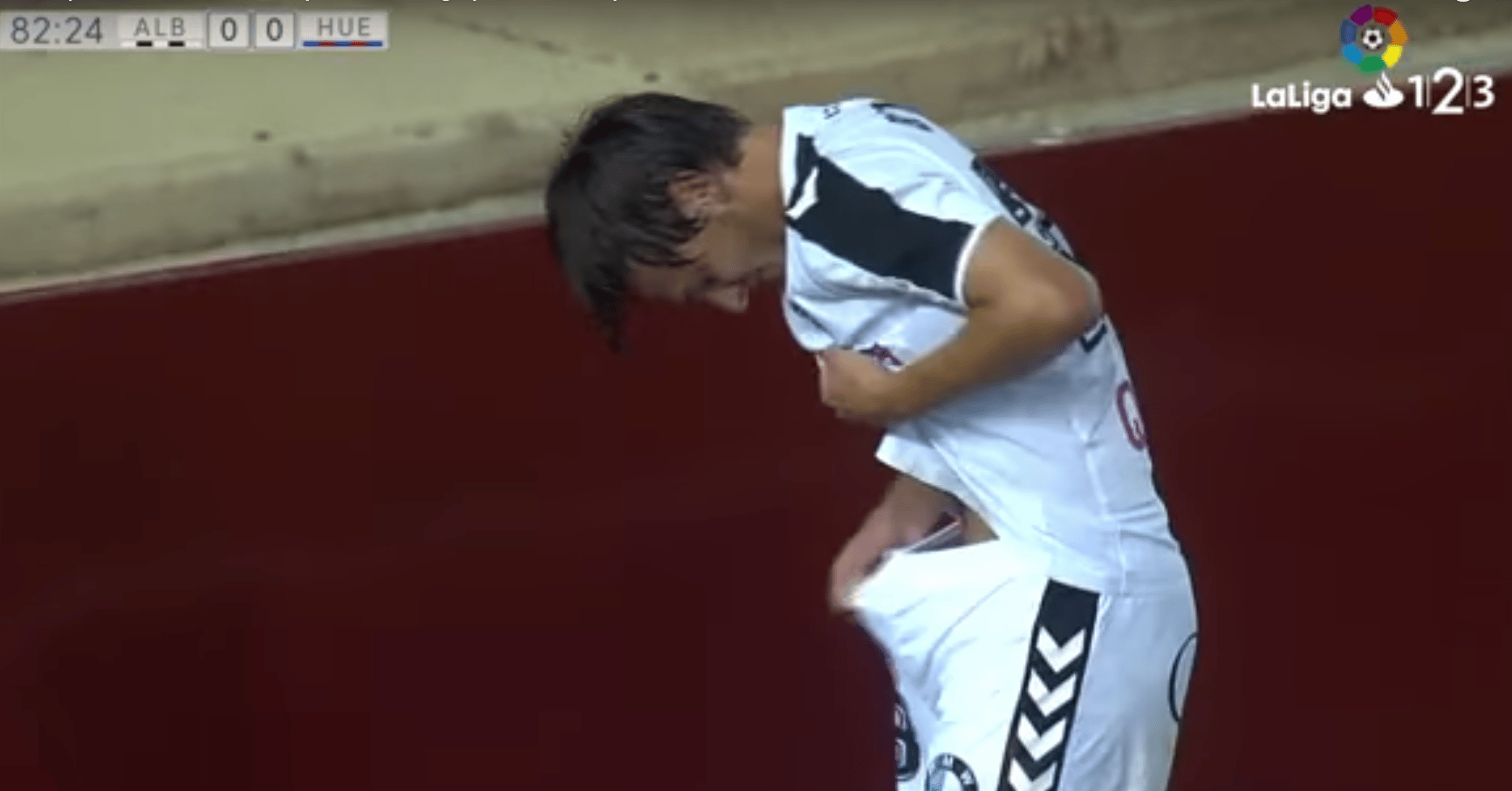 Soccer Player Kicked in Penis