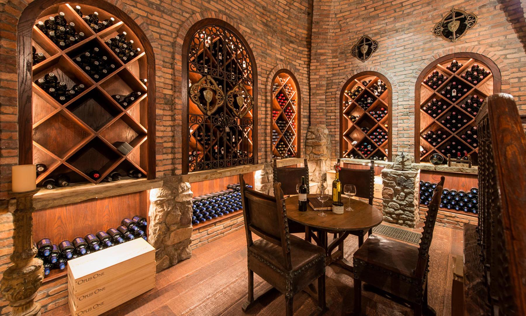 A swell cellar to sample a cask or two