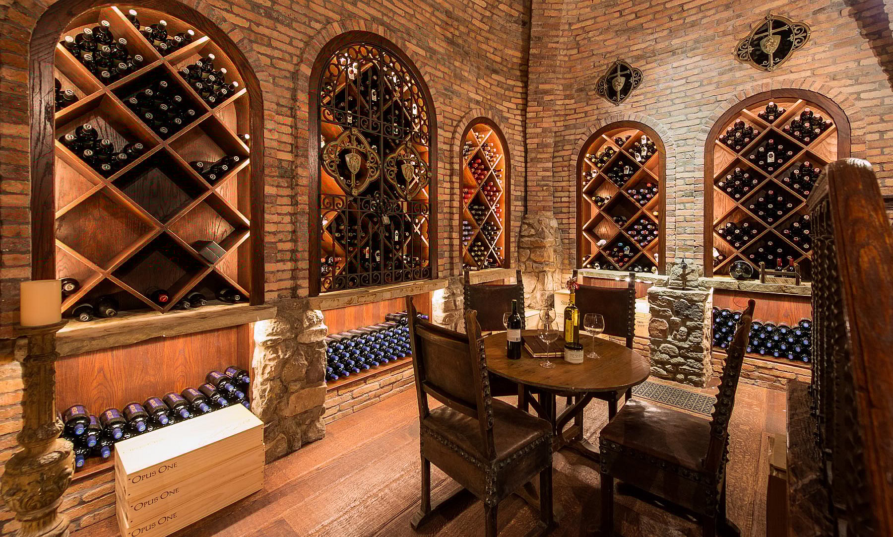 Dallas White House - wine cellar.jpeg A swell cellar to sample a cask or two