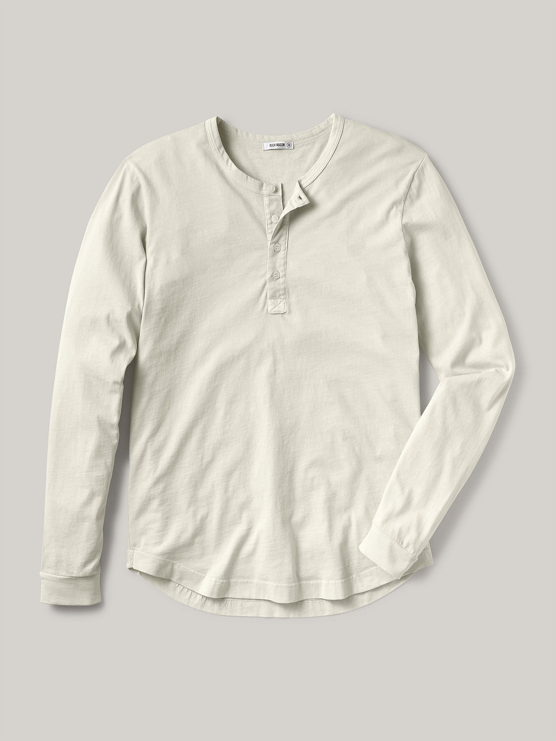 Buck Mason Curved Hem Henley