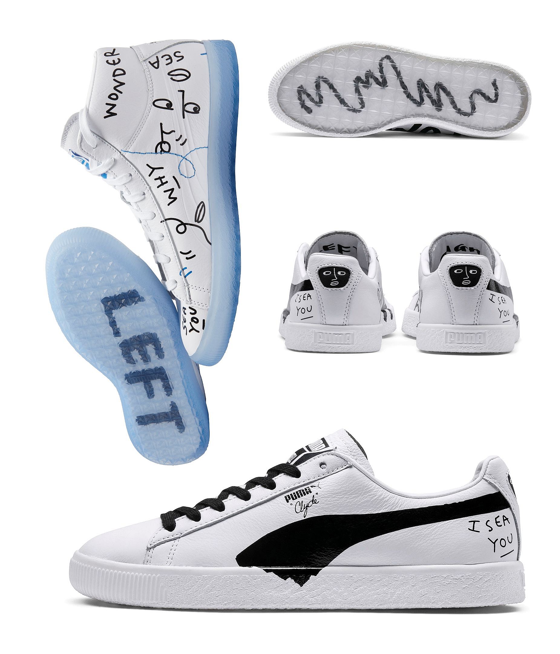 Shantell Martin x Puma, Clyde
