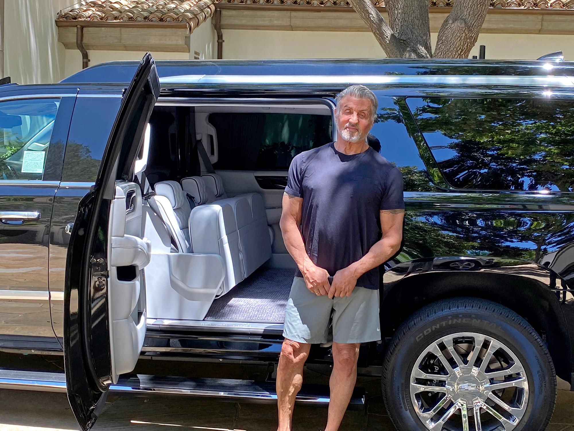 Sylvester Stallone Cadillac Escalade ESV (1)