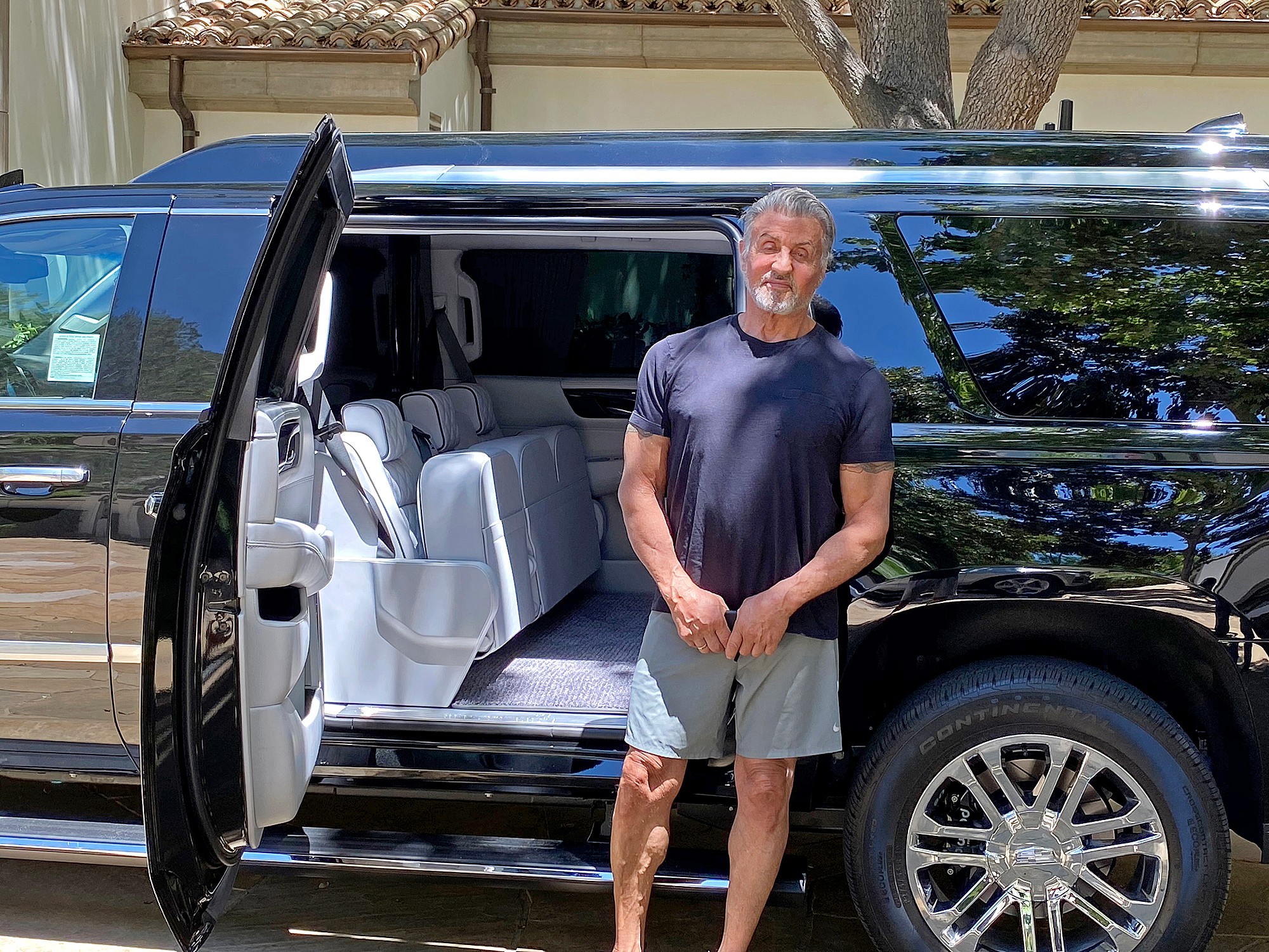 Sylvester Stallone Cadillac Escalade ESV (1)