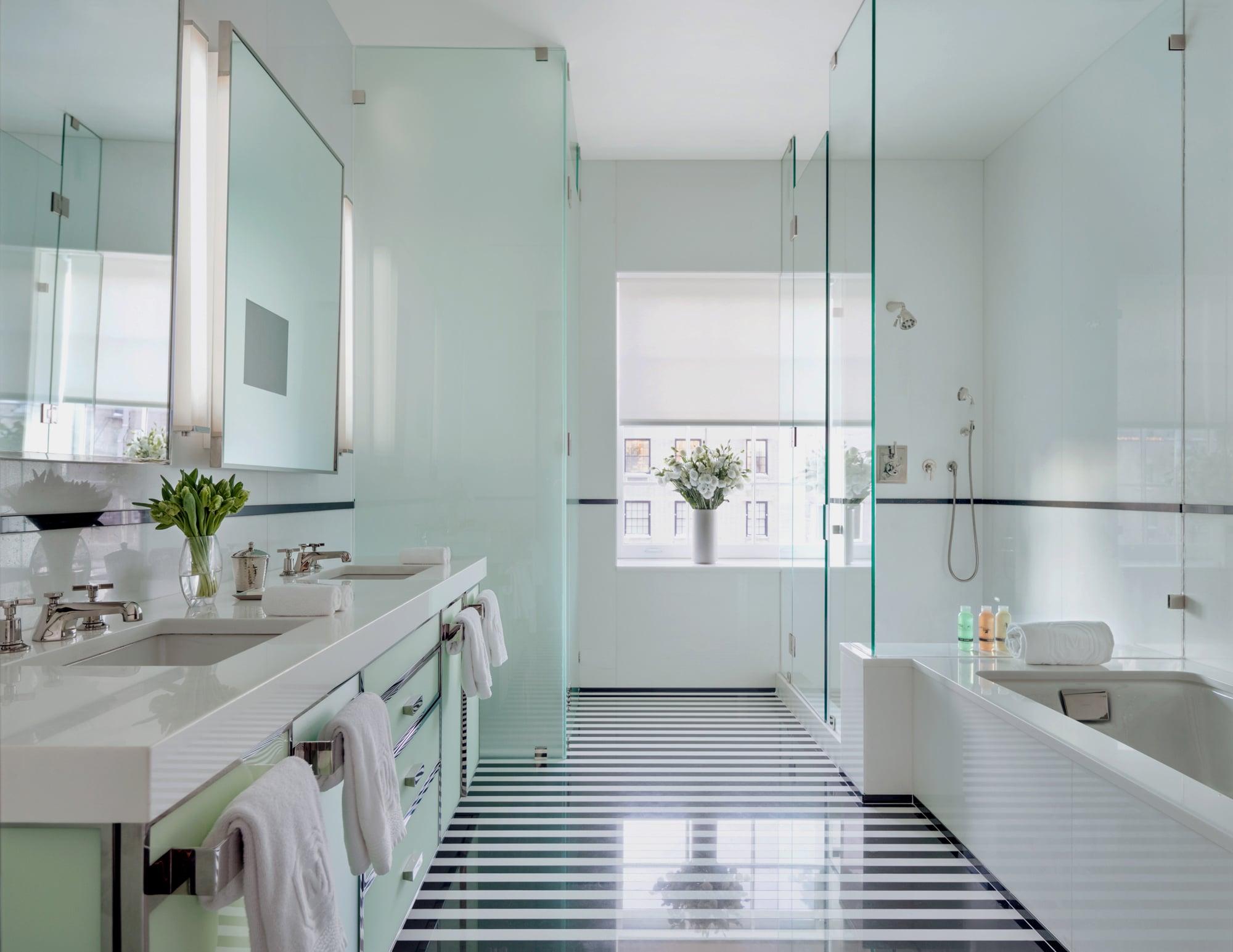 TheMarkHotel Penthouse - Master Bathroom East - Credit Scott Frances