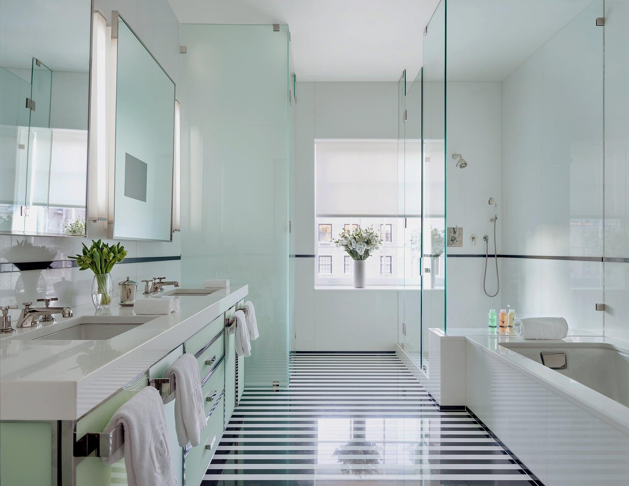 TheMarkHotel Penthouse - Master Bathroom East - Credit Scott Frances