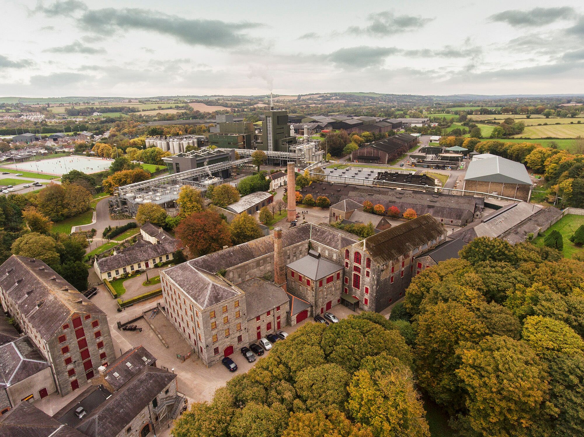 redbreast irish whiskey aerial view