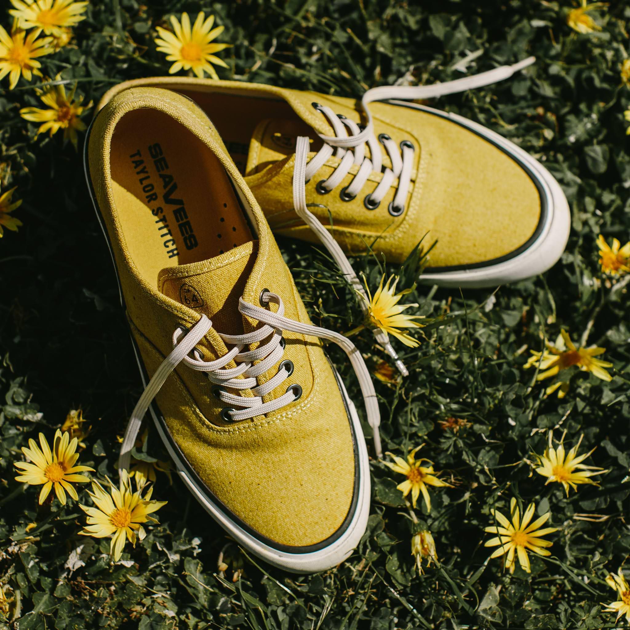 Taylor Stitch x SeaVees Vista Sneaker in Gold Boss Duck