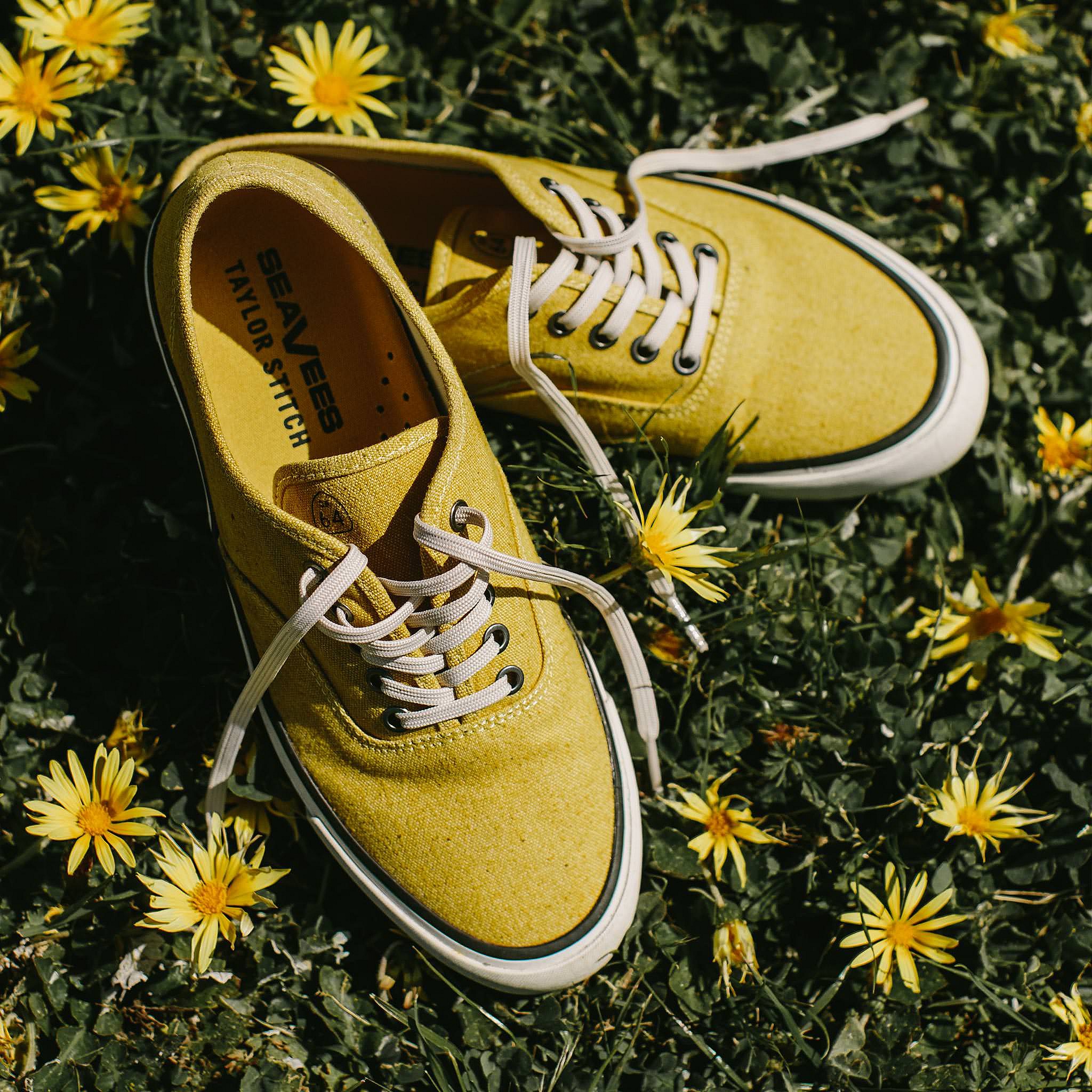Taylor Stitch x SeaVees Vista Sneaker in Gold Boss Duck