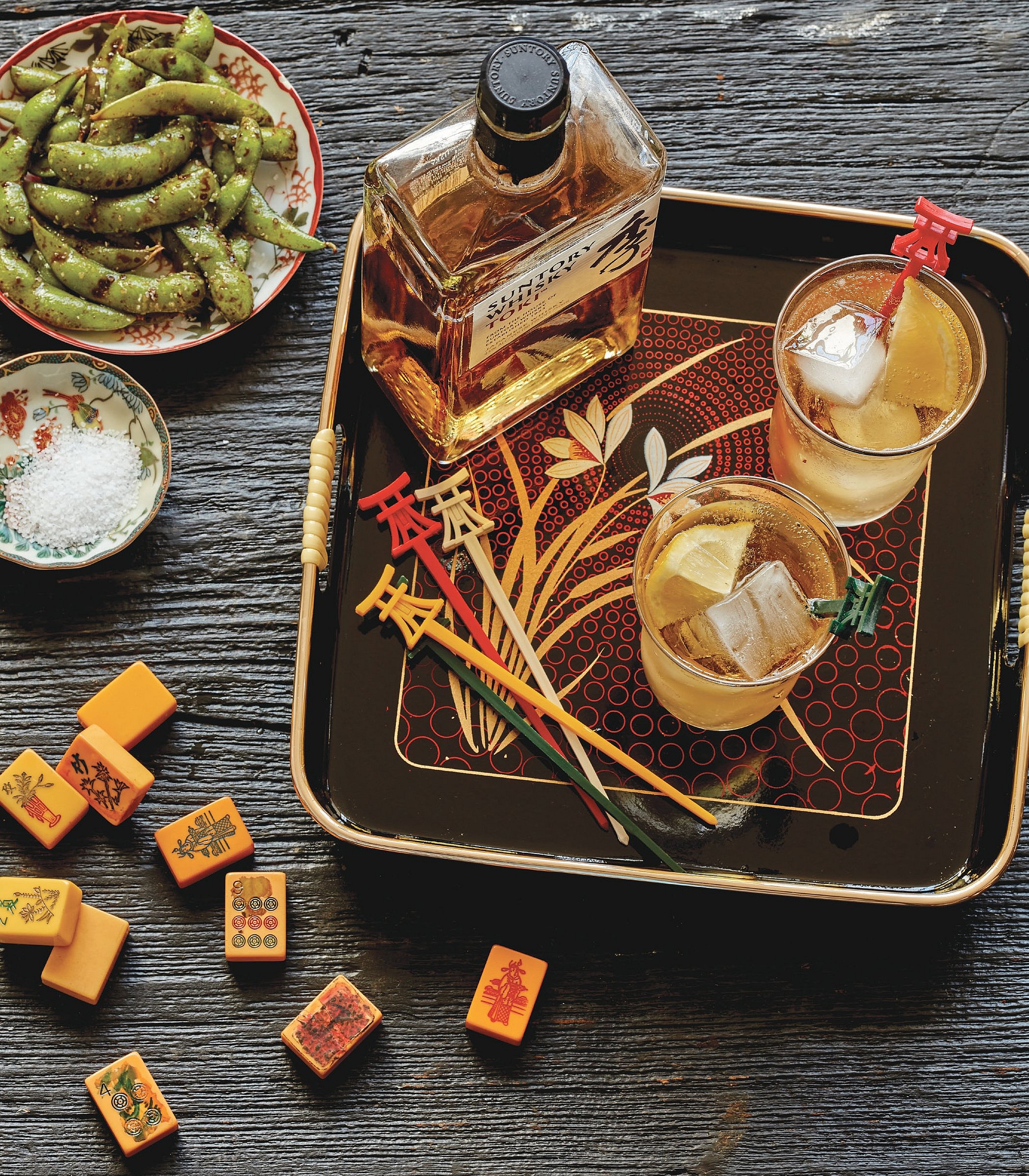 Whiskey Highball - Sweet and Spicy Edamame - BoozeCruise - page 127