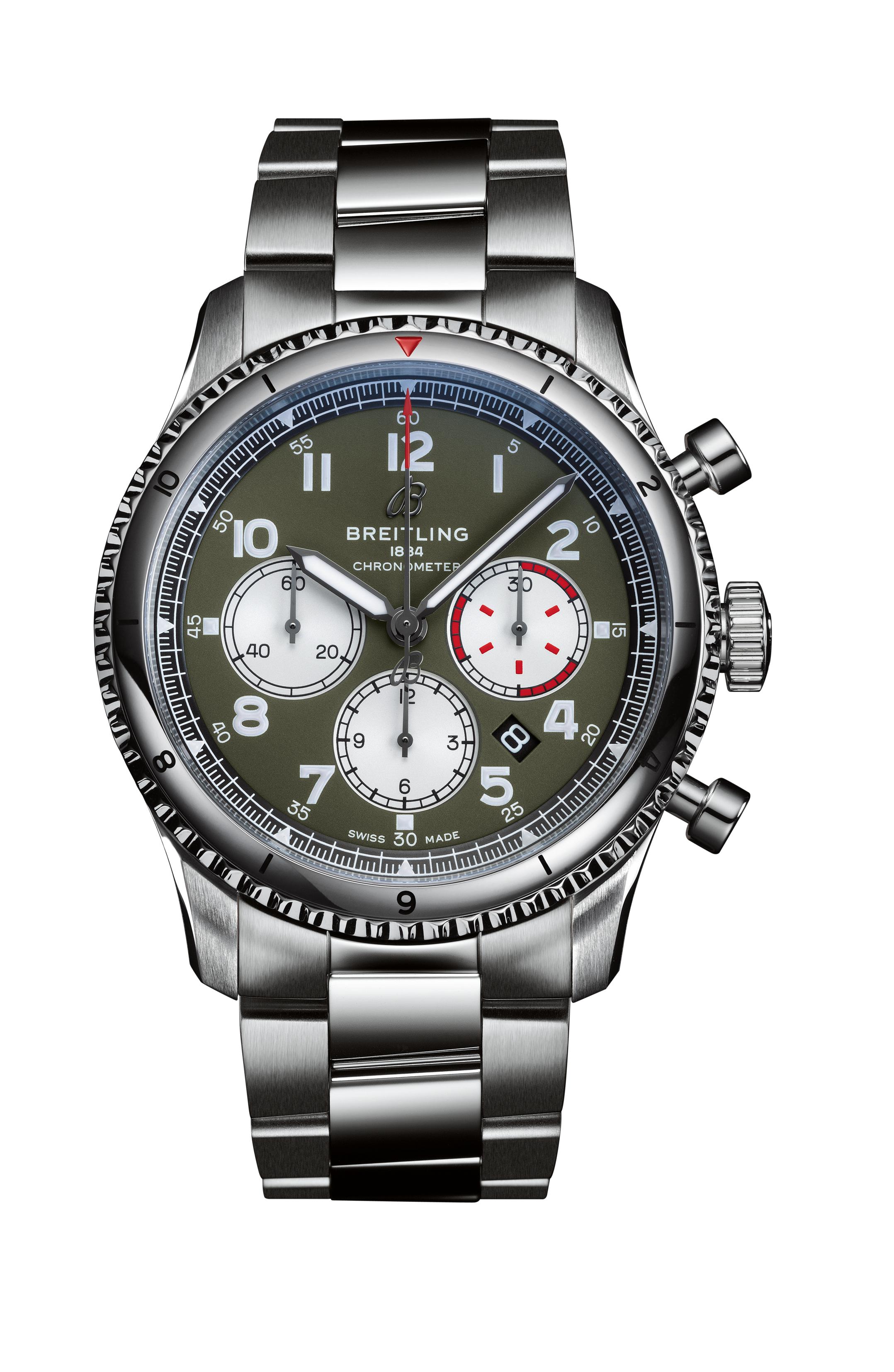Breitling Aviator 8 B01 Chronograph 43 Curtiss Warhawk_1_Bracelet