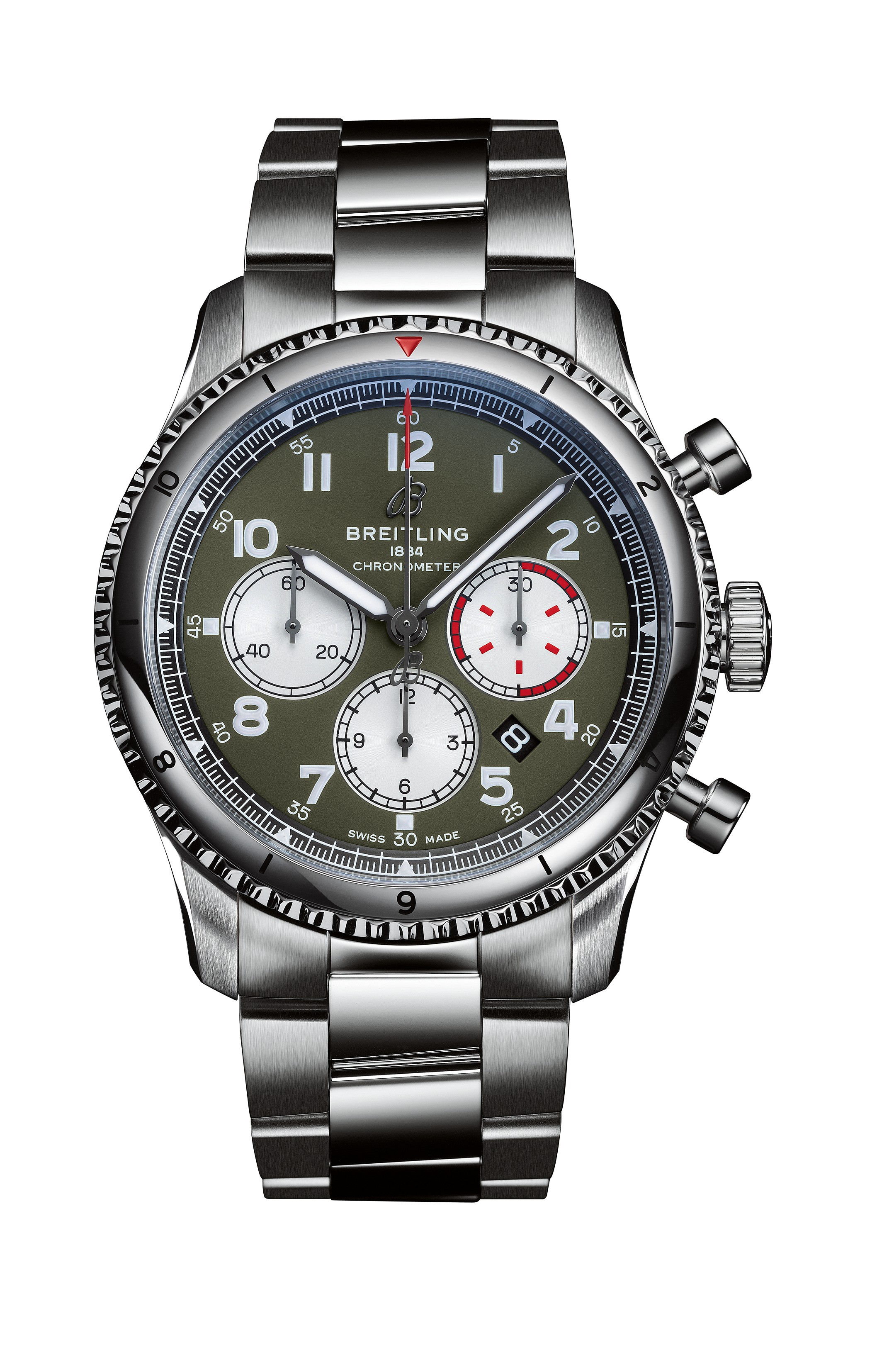 Breitling Aviator 8 B01 Chronograph 43 Curtiss Warhawk_1_Bracelet