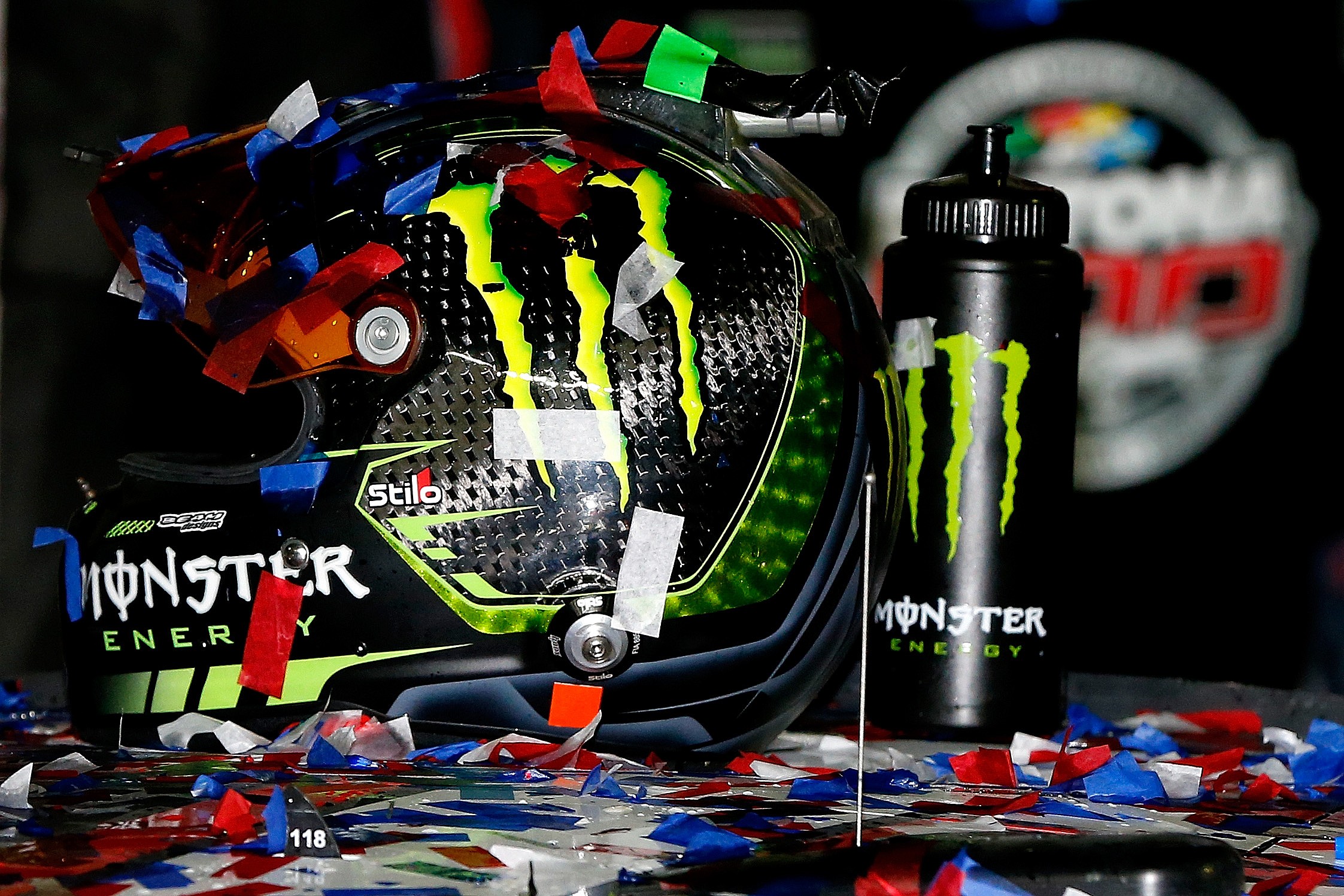 NASCAR Kurt Busch helmet