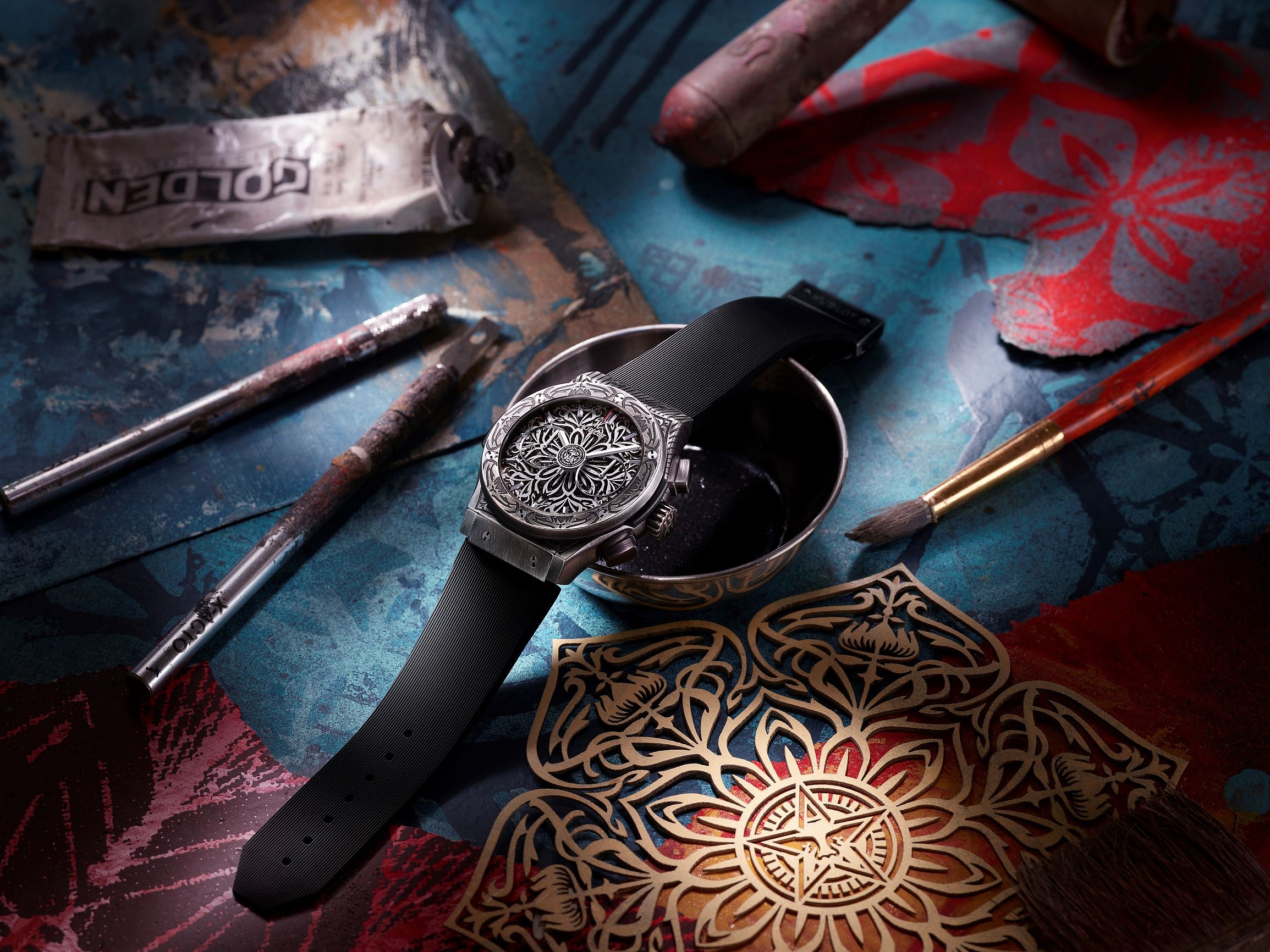 Hublot Classic Fusion Chronograph Shepard Fairey (4)