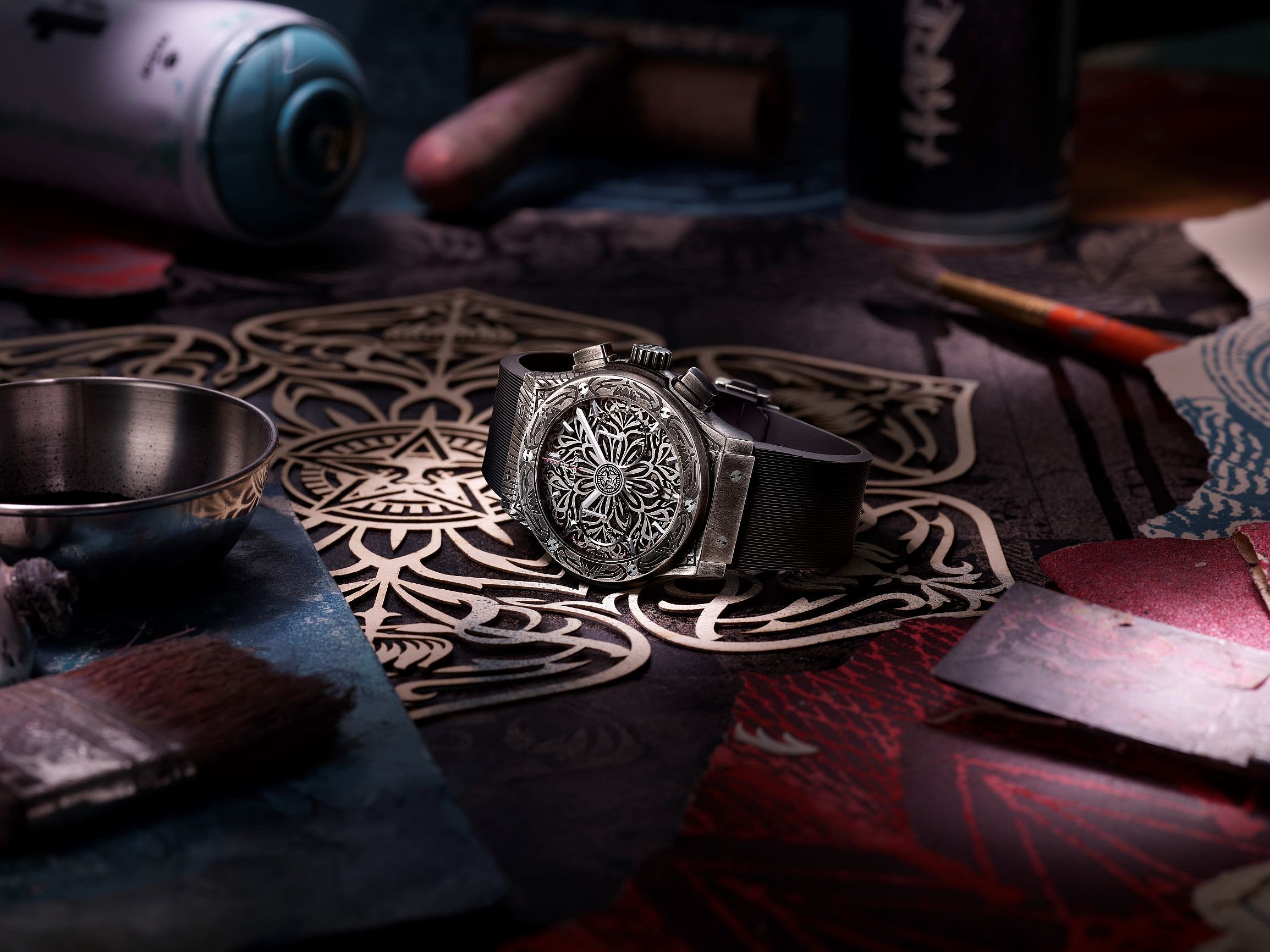 Hublot Classic Fusion Chronograph Shepard Fairey (5)